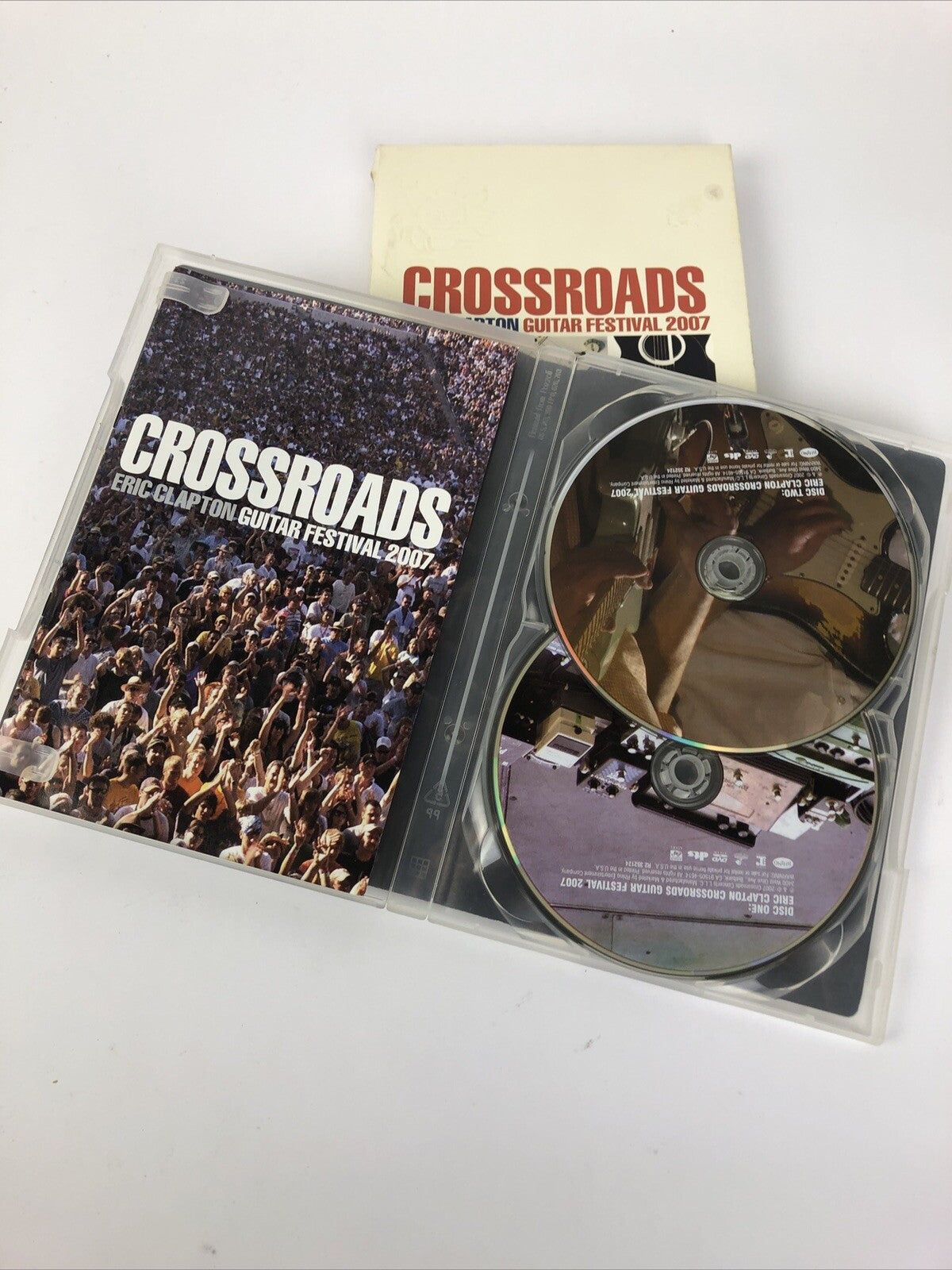 Eric Clapton - Crossroads Guitar Festival 2007 2- DVD Set Willie Nelson Winwood