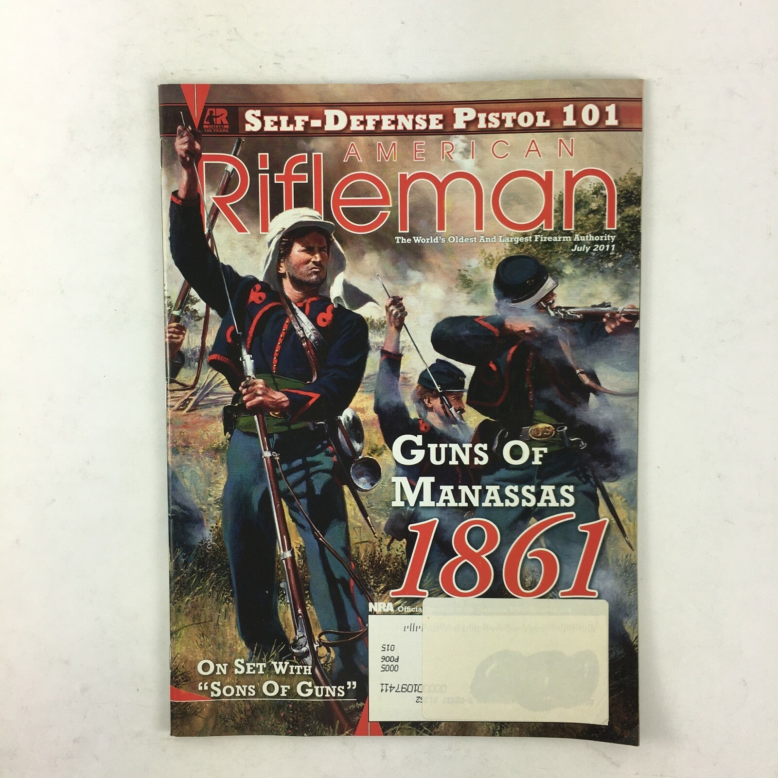 July 2011 American Rifleman Magazine Guns of Manassas 1861 Sons of Guns
