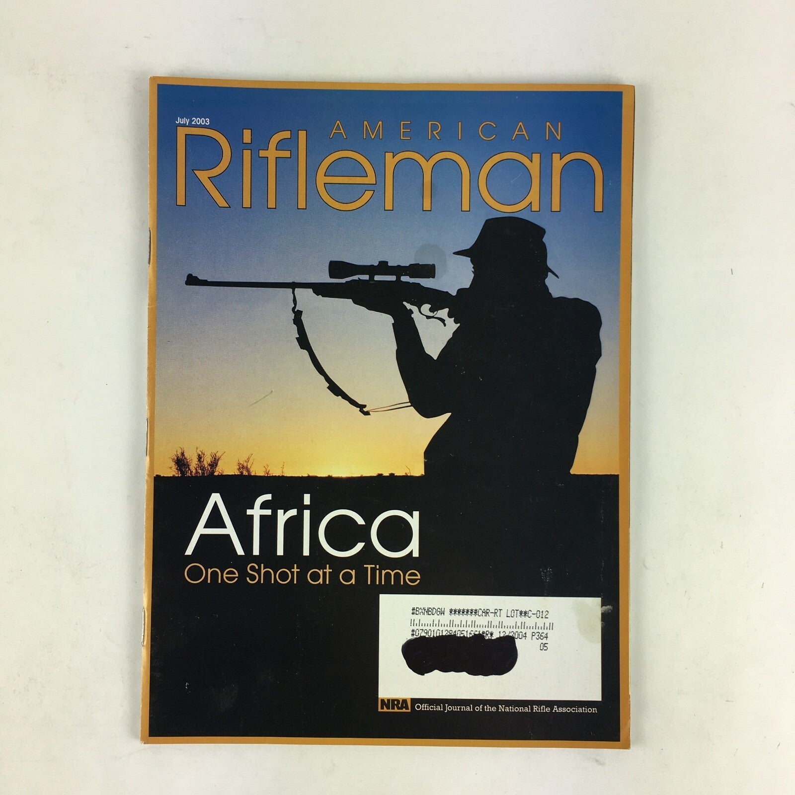 July 2003 American Rifleman Magazine Africa One Shot At a Time 