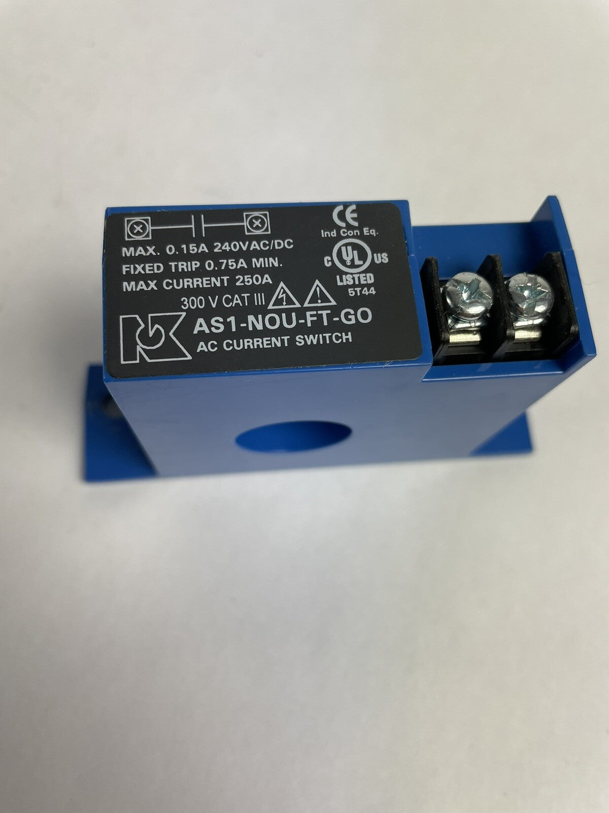 NK Technologies AS1 NOR-FT-GO Current Sensing Relay