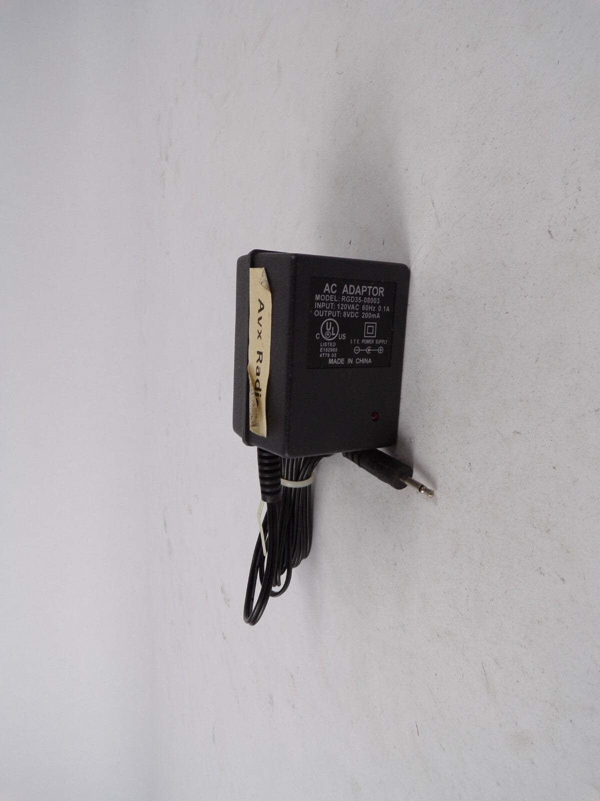 Genuine RGD35-08003 Ac Adapter Output 8 V 200mA Power Supply Adapter A55