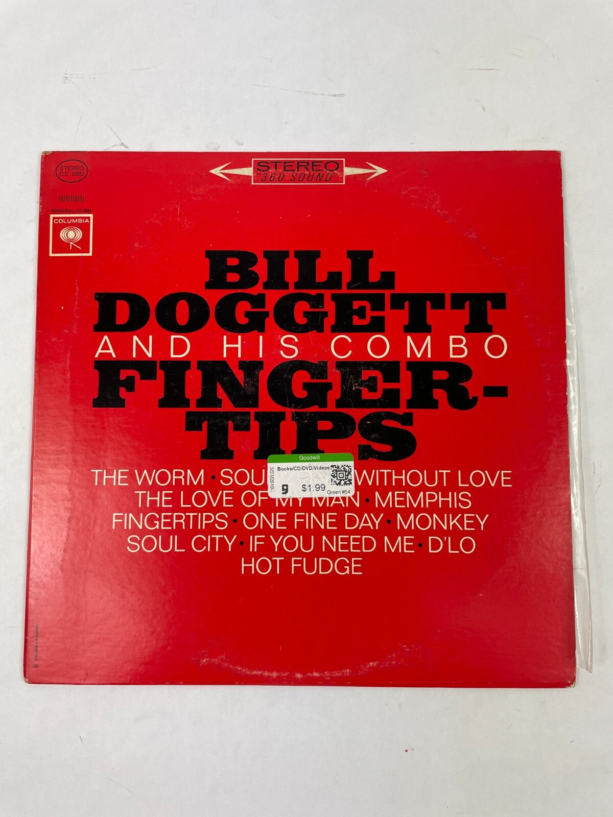 Bill Doggett And His Combo Fingertips Without Love The Love Of My Vinyl Record