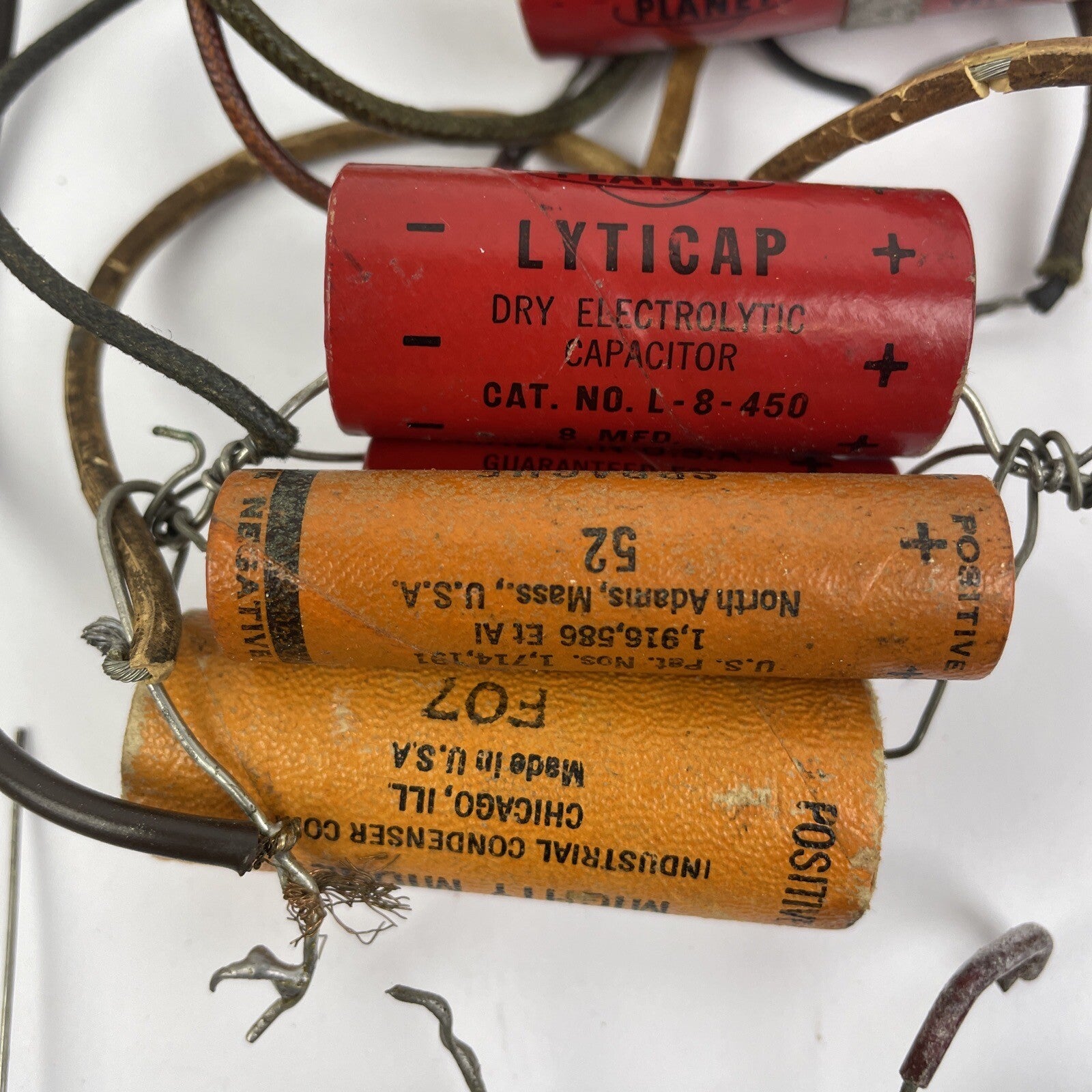 Huge Lot 25 + Vintage Capacitors Sprague Mallory Mighty Midget Cornell - LOOK