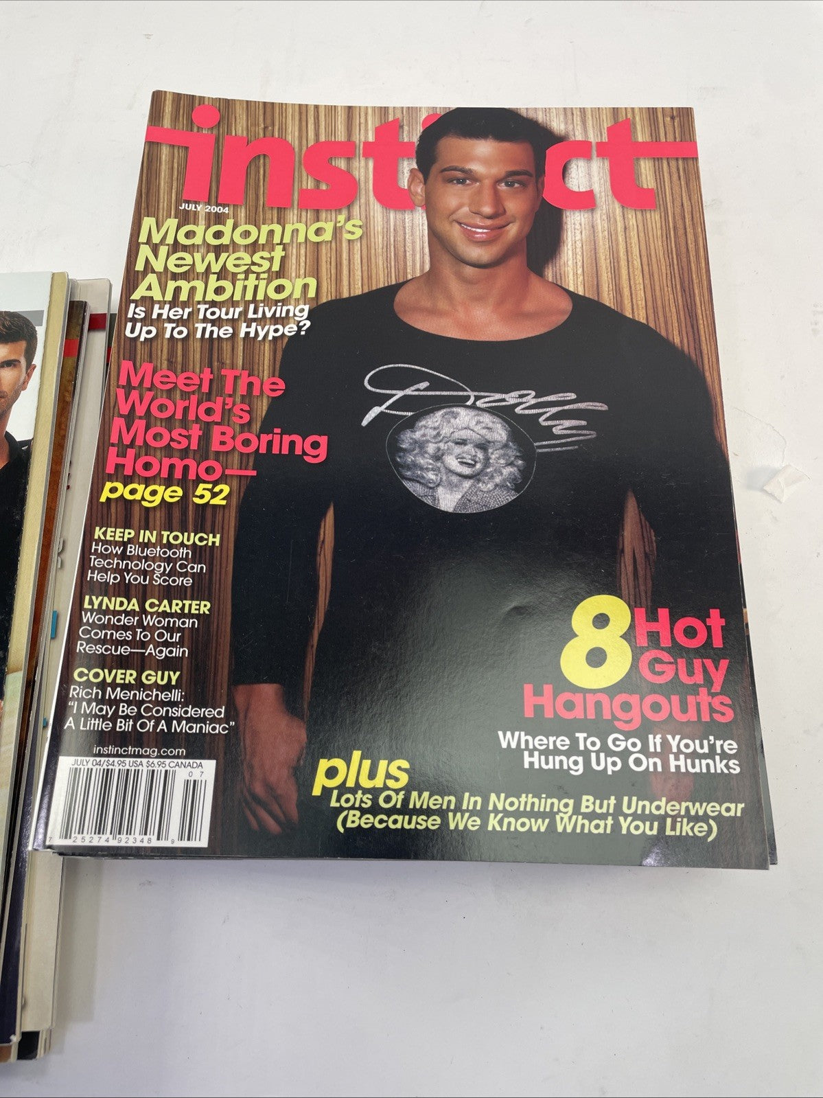 Lot of 20 Instinct magazine 2002 - 2005 Gay Fashion Lifestyle & Entertainment
