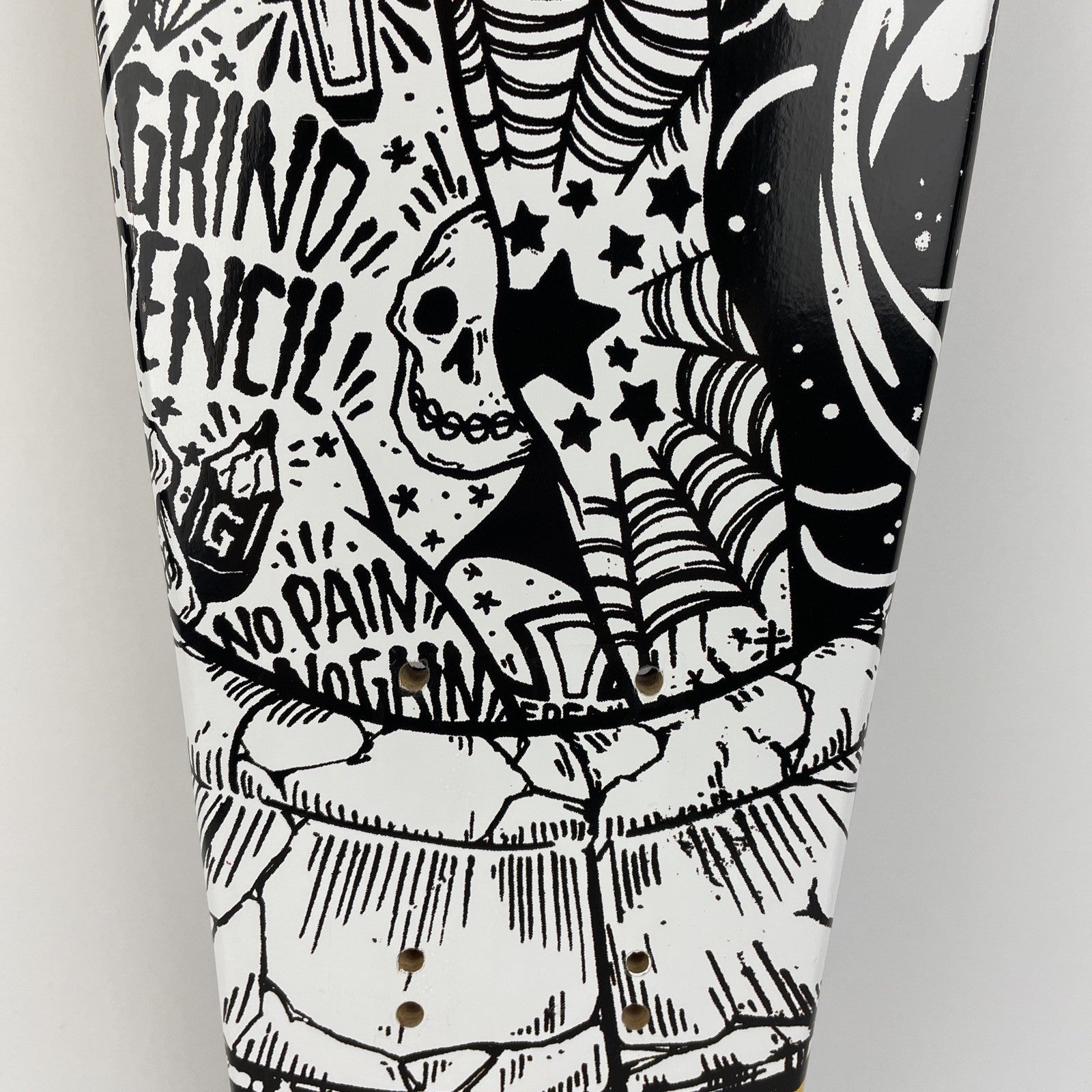 Penny Style Wood Cruiser Skateboard Deck / Griptape Grind Tattoo Girl 23" x 6"