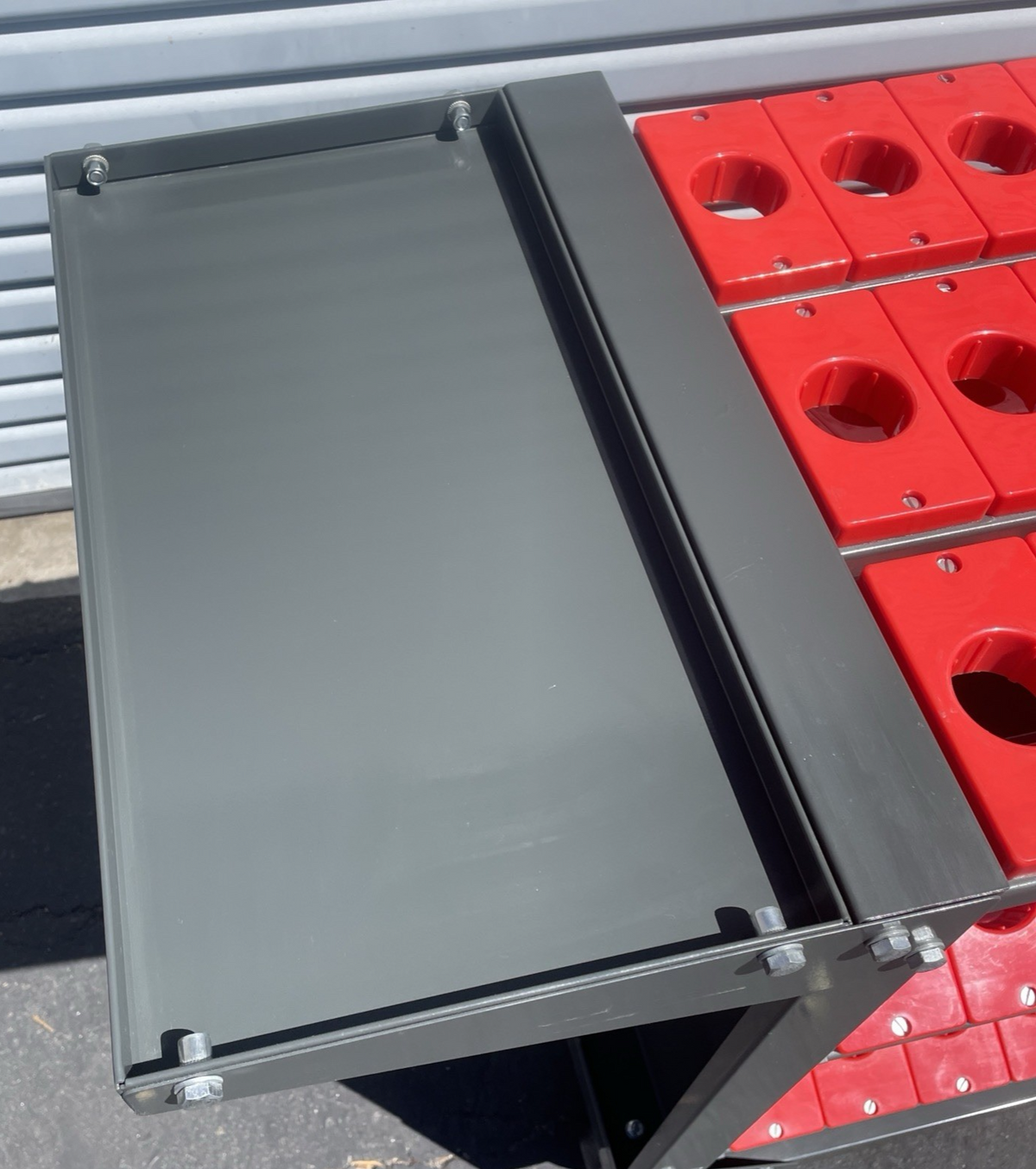 The Haas 40-Taper Tool Push Cart Tool Holder CNC Machine Tool Cart " Holds  49 "