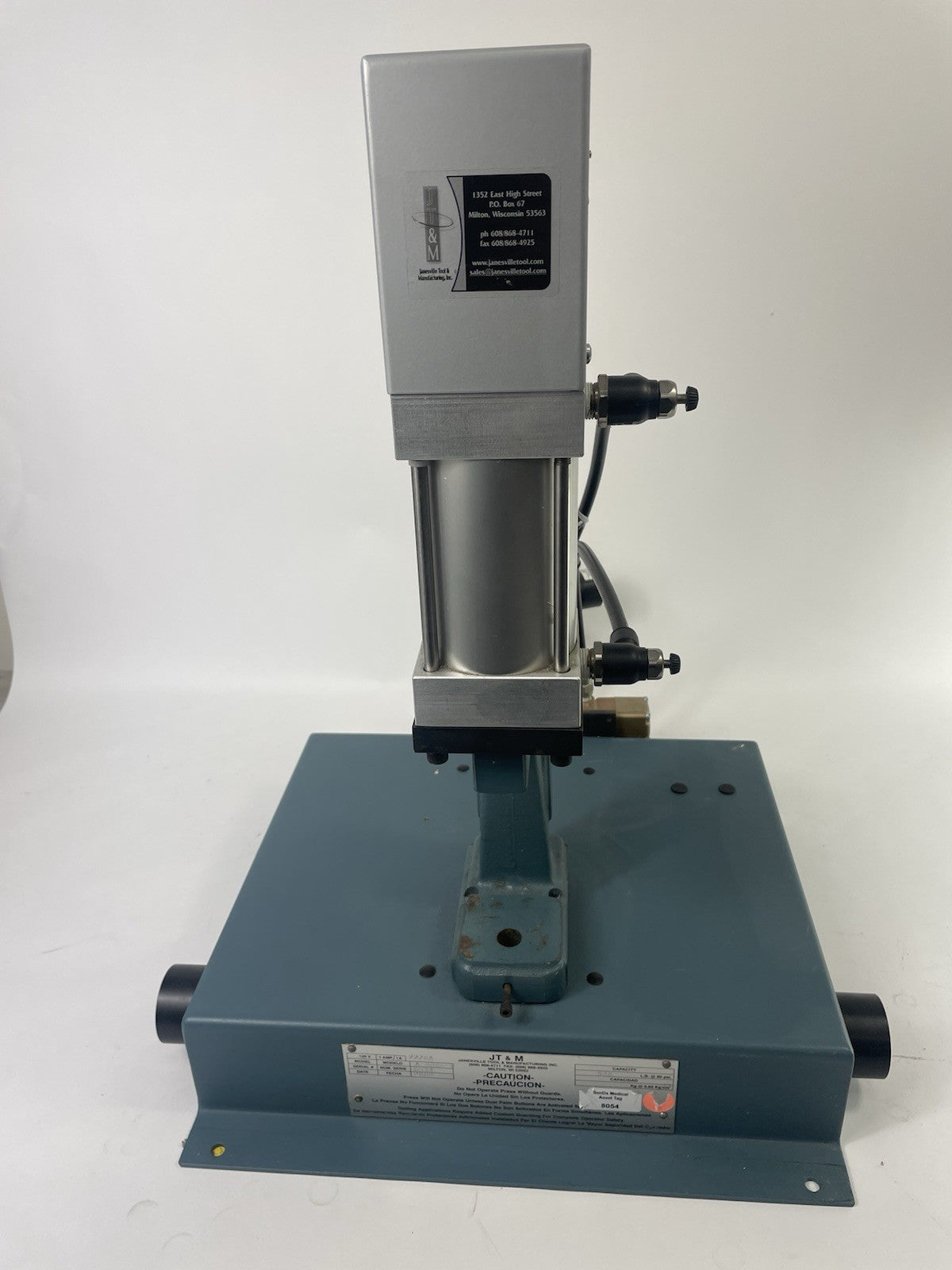 Janesville JT&M A-0066-P 1/4 ton Precision Pnuematic Arbor Press