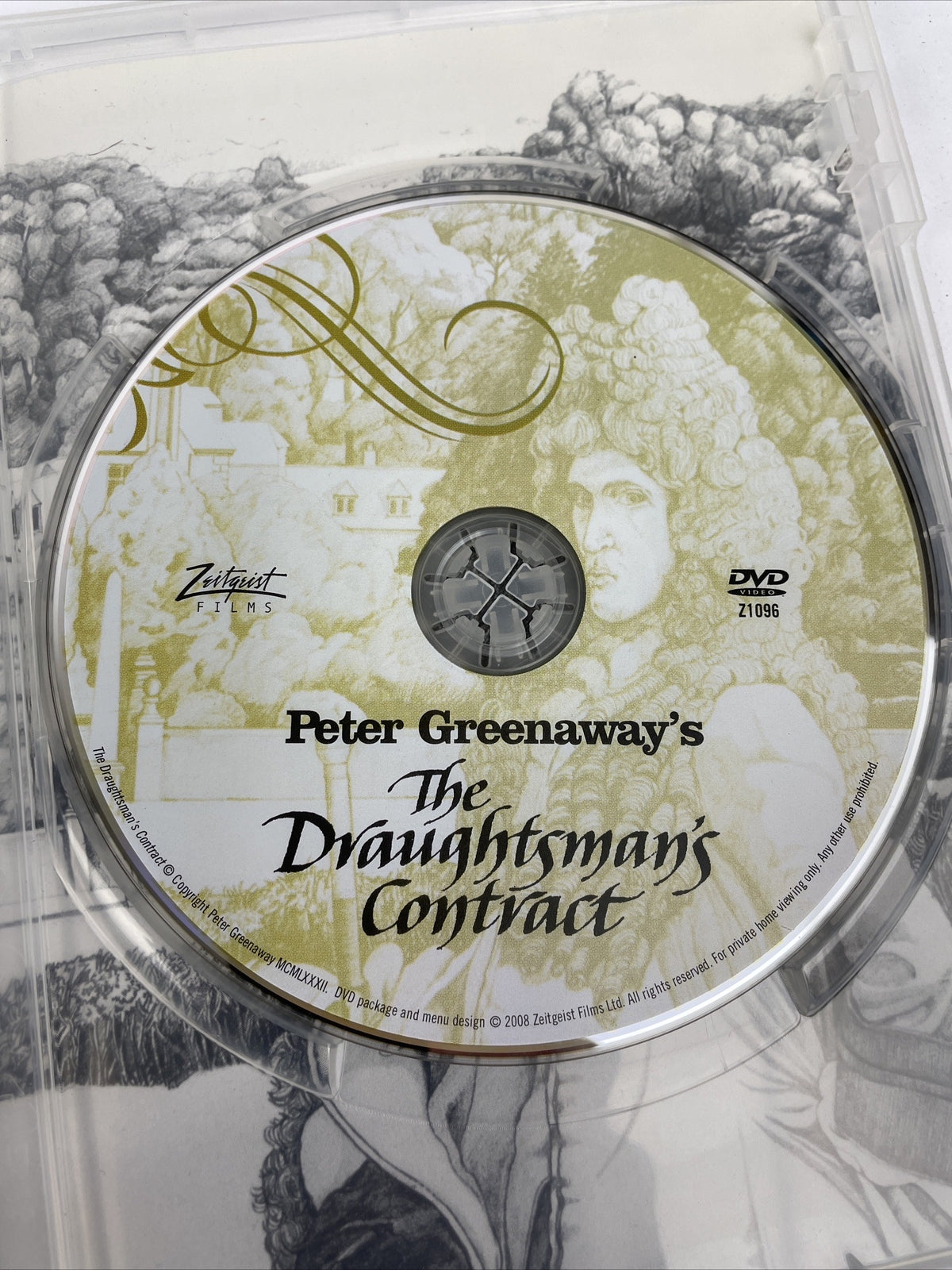 THE DRAUGHTSMAN'S CONTRACT PETER GREENAWAY EIGHTIES PERIOD DRAMA UK DVD. MINT