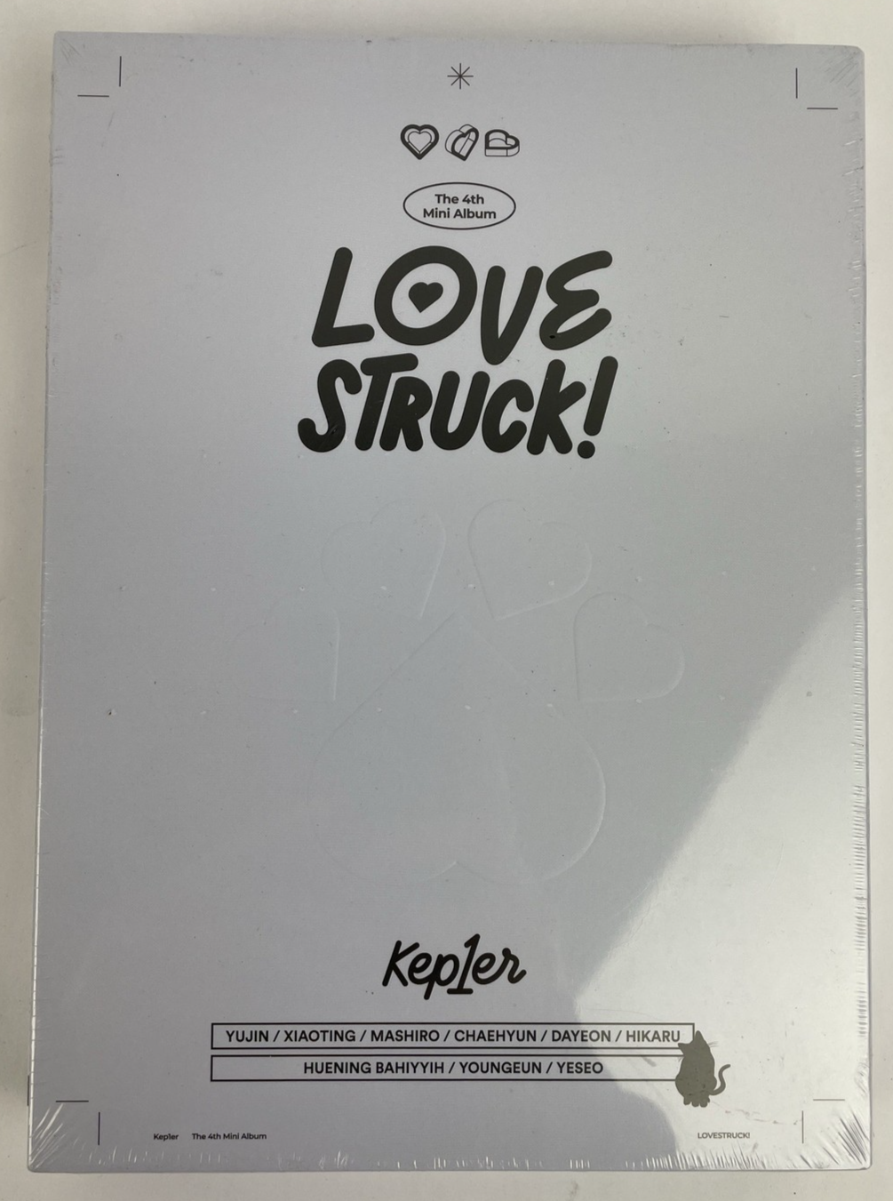 KEP1ER  [ LOVESTRUCK! ] 4th Mini Album / CD+Photo Book+5 Card+Sticker SEALED