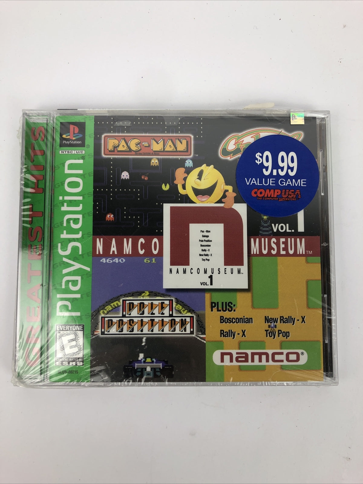 Namco Museum Vol. 1 Sony PlayStation 1 PS1 PAC-MAN POLE POSITION - BRAND NEW