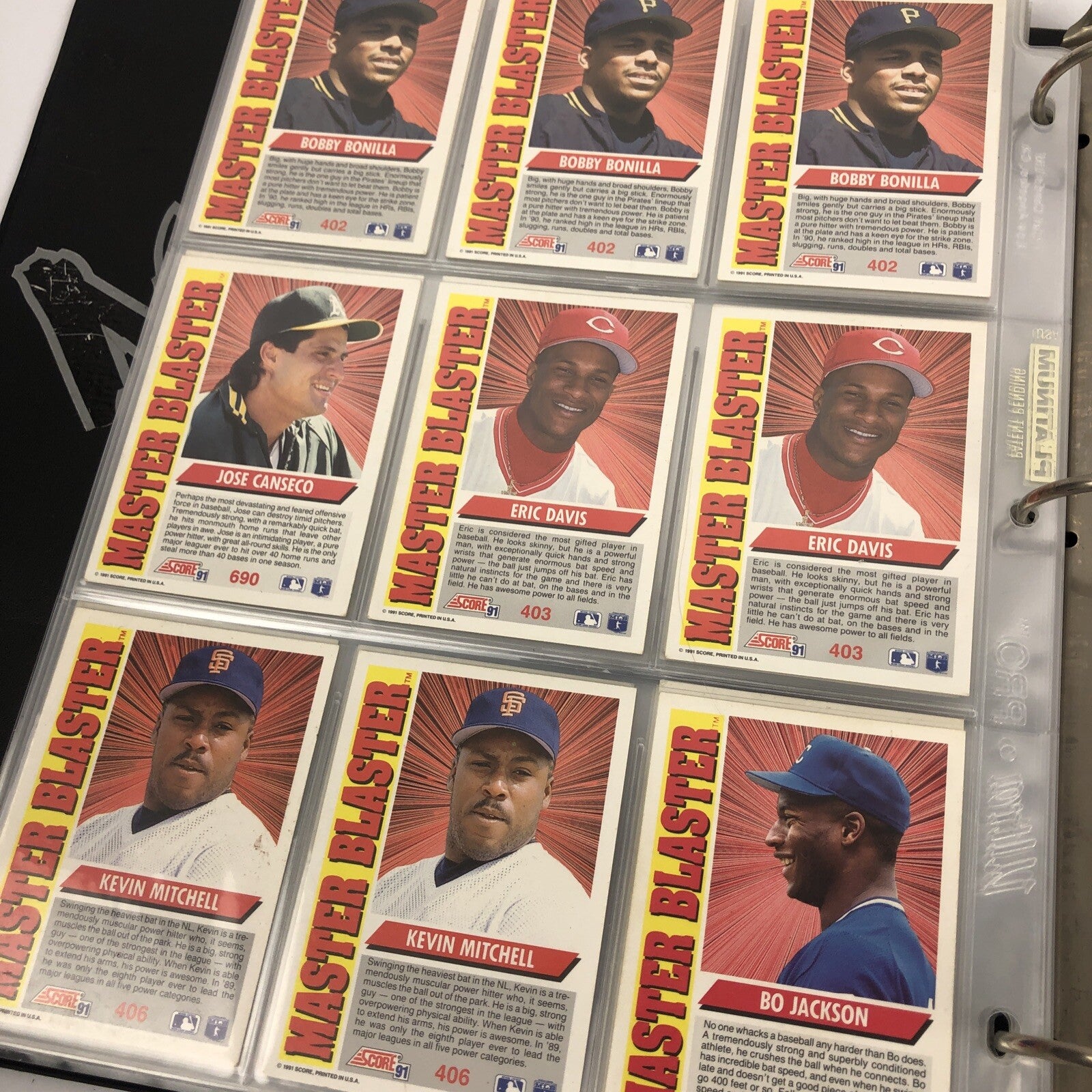 Score 1991 Lot of 300+ Baseball Cards Mint Condition Not Graded, See Images