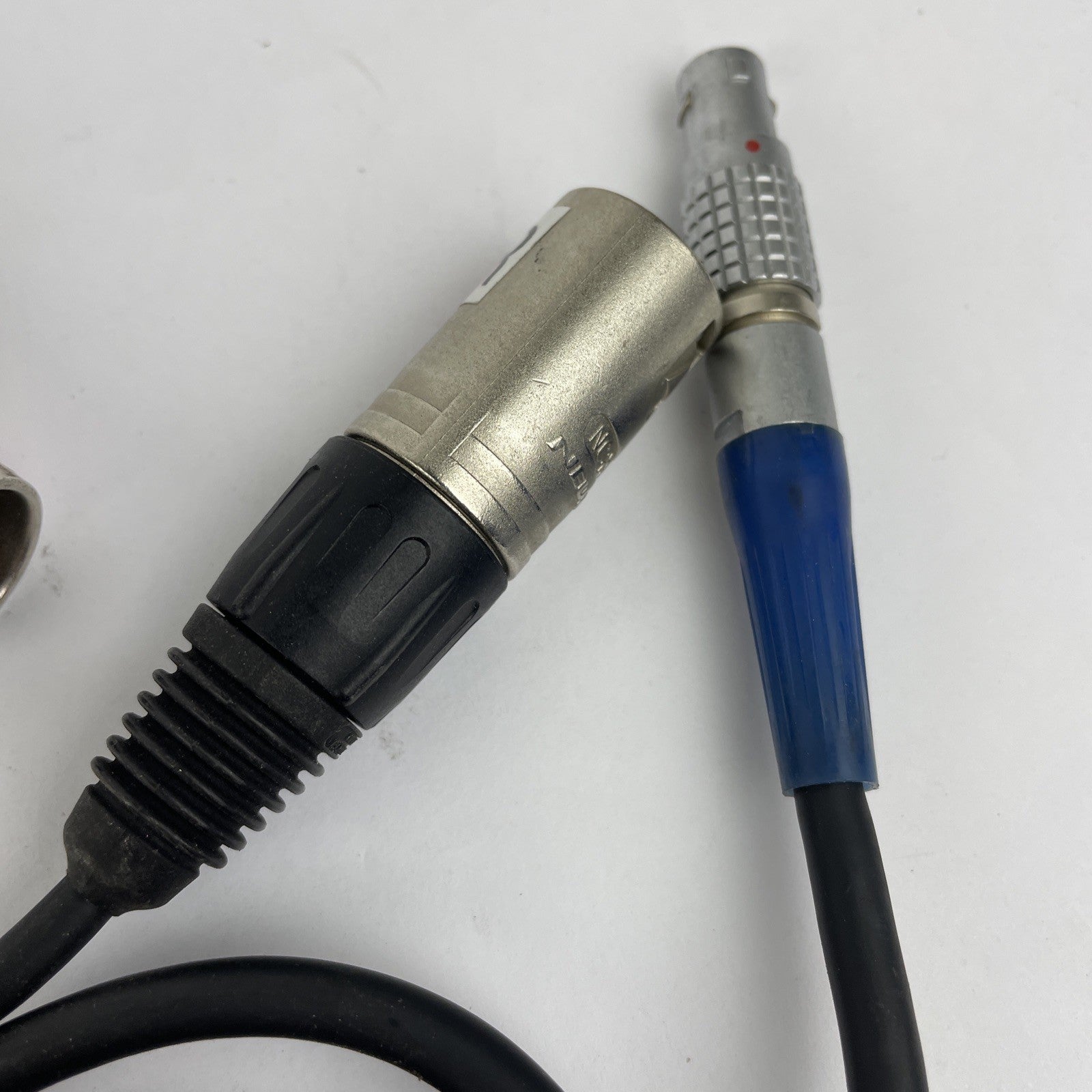 DB15 Male Cable to 2 x Neutrik XLR 4 Pin Male + to Lemo FGG.1B 10 Pin Male Cable