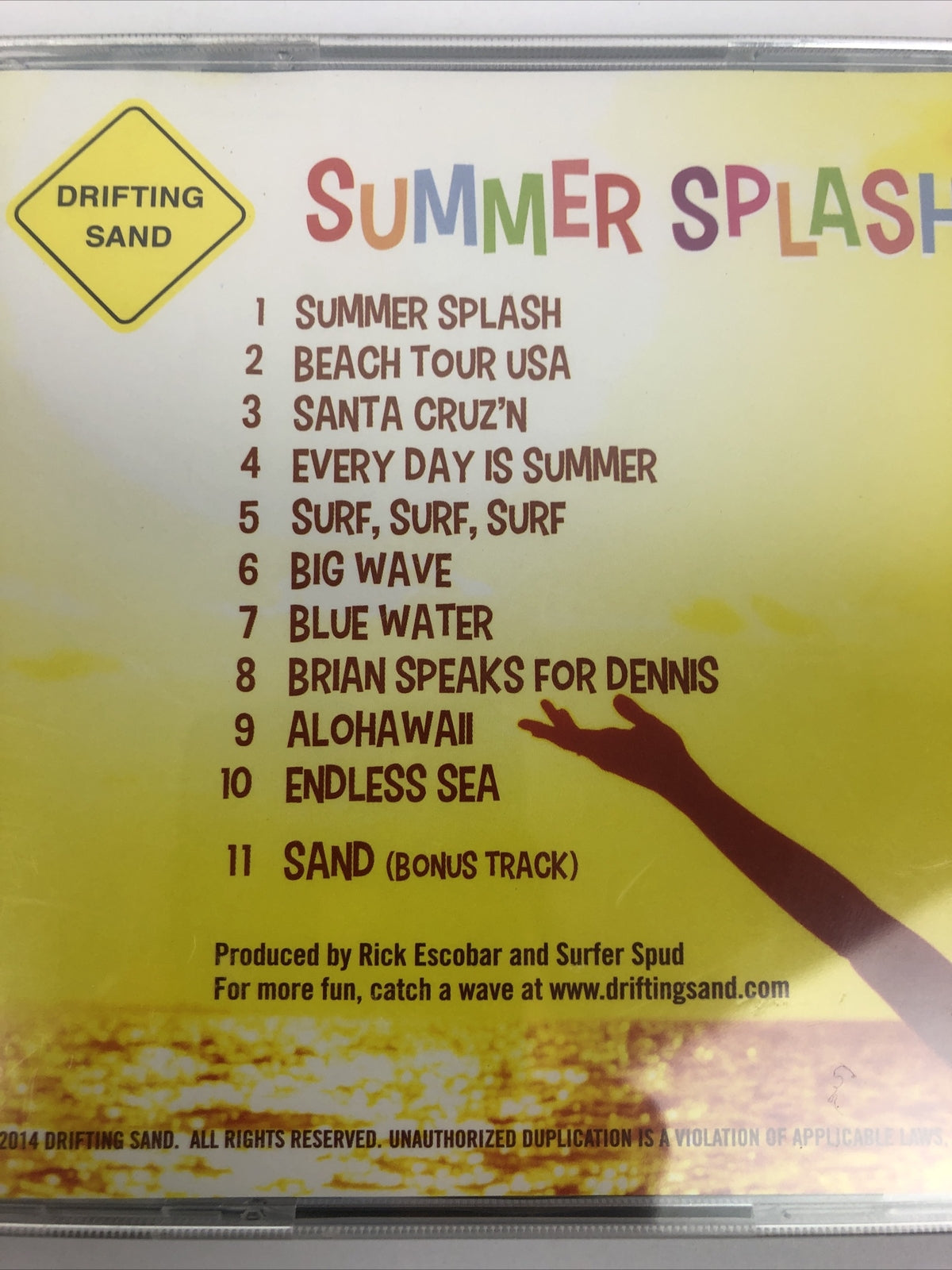 DRIFTING SAND - SUMMER SPLASH 2014 Surf Rock (Pina Colada Records) #6