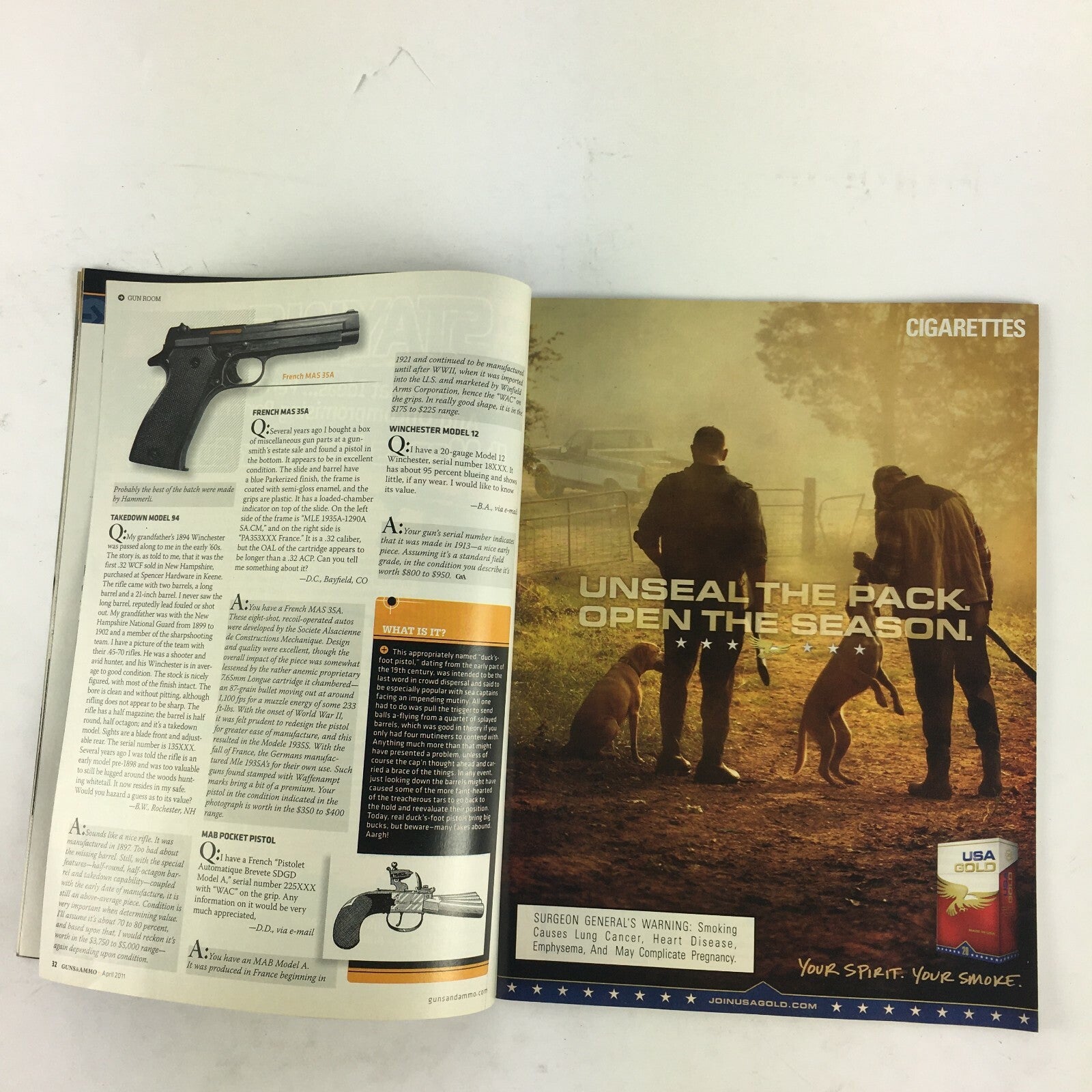 April 2011 Guns & Ammo Magazine LC9 Ruger's 17oz. Auto Les Baer's Ultimate .308