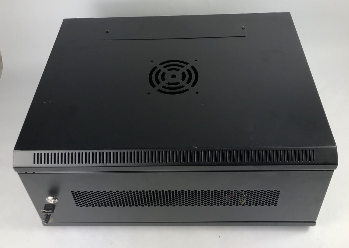 Fibretronix Wall Mount Rack Enclosure Steel Locking Storage Case 23.5"x17.5"x11"
