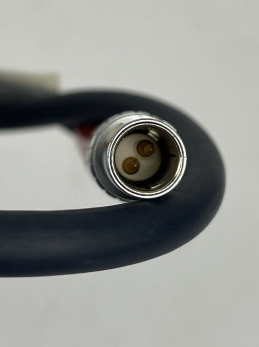 LEMO 2 PIN FGG.1B Male to  4-pin XLR Male Black Neutrik Cable Connection 19"