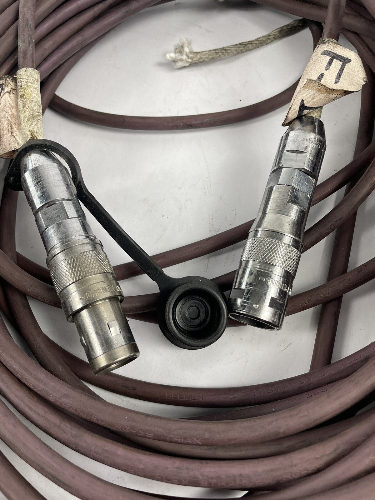 ADC Commscope TCP-B38 ProAx Triaxial Male & Female 80' Camera Connector 75 ohm