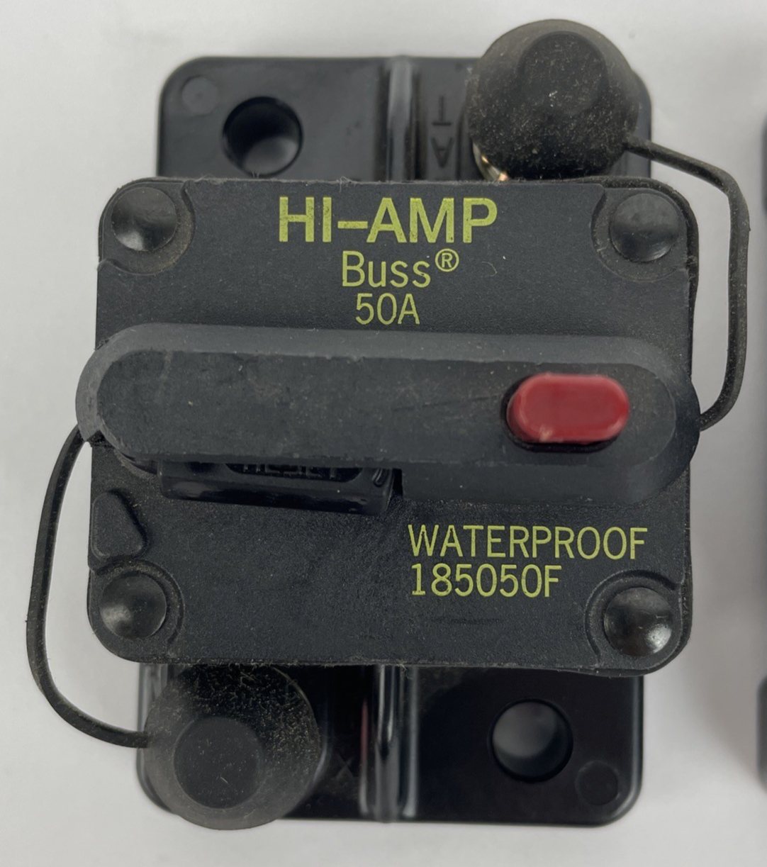BUSS * 2 PACK !!*NEW* #185050F HI-AMP 50 AMP WATERPROOF CIRCUIT BREAKER bussmann