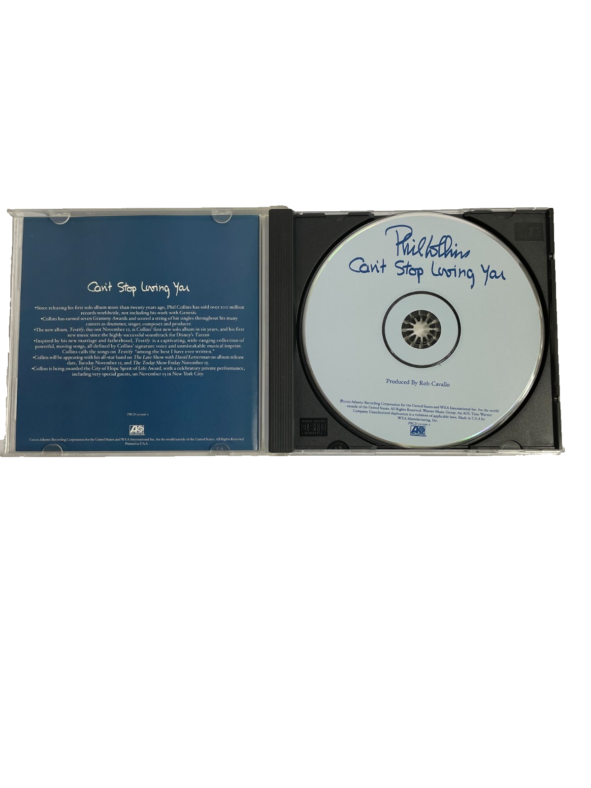 Phil Collins – Can't Stop Loving You Can't Stop Loving You CD#29