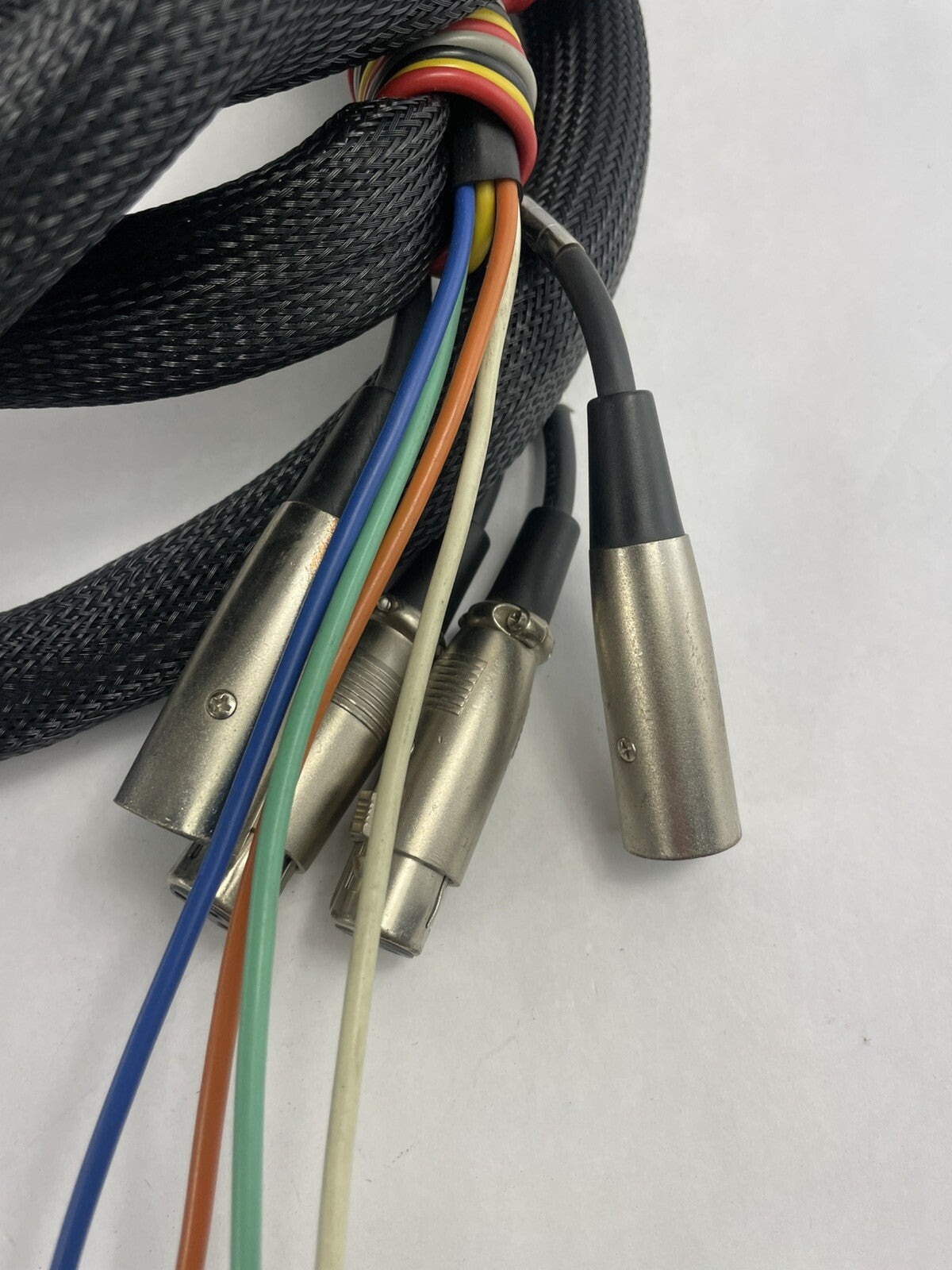 14ft 12 Channel Male 1/4" Phone to 3-Pin XLR Female Male RCA Audio Snake Cable