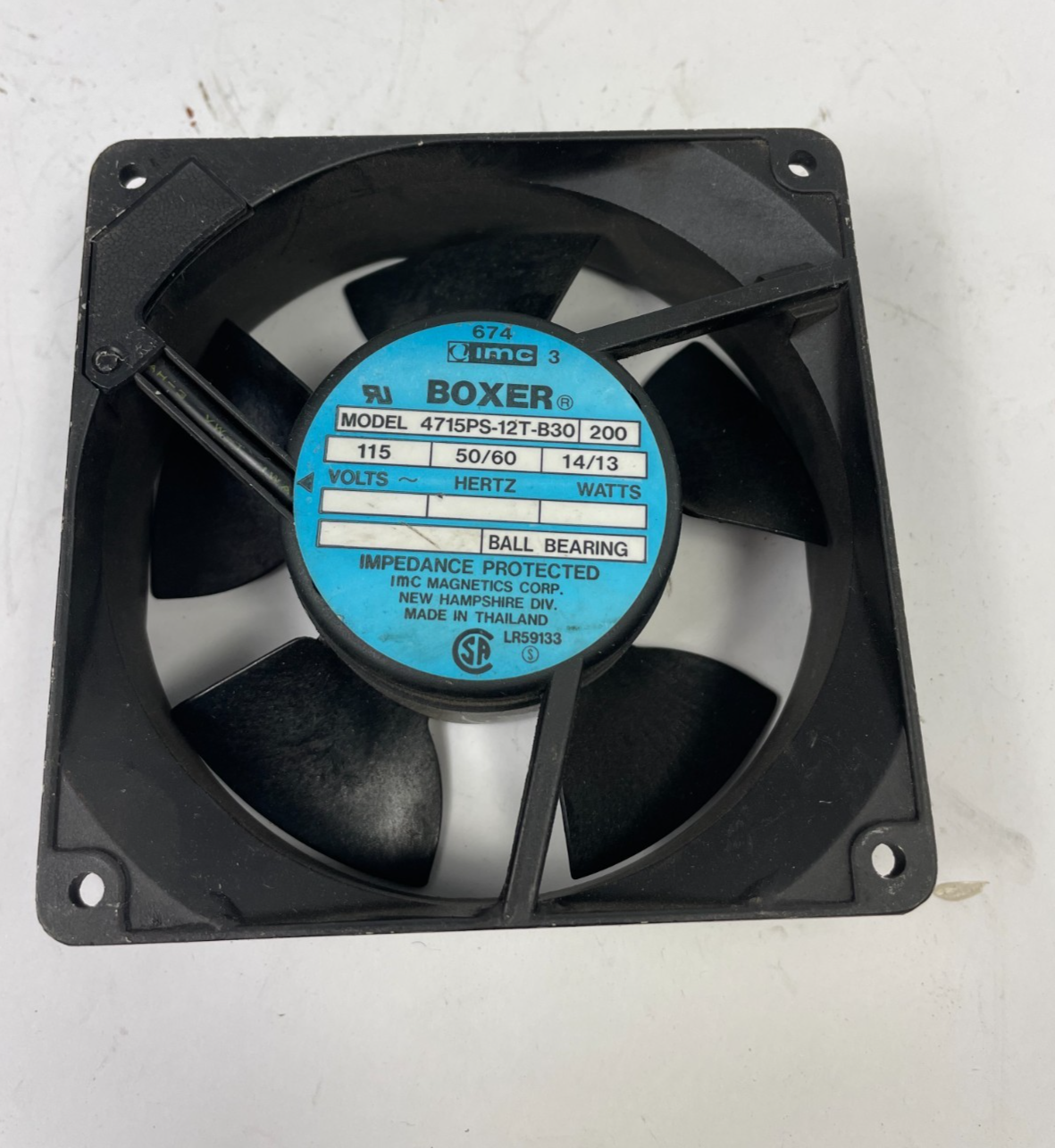 IMC Boxer model 4715PS-12T-B30 CPU Cooling Fan