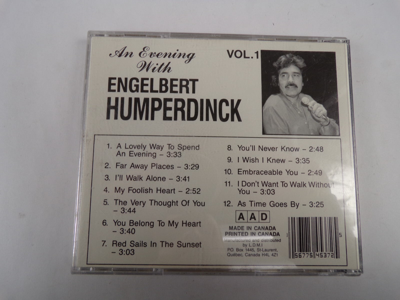 An Evening With Engelbert Humperdinck Vol 1 A Lovely Way To Spend AnEvenig CD#59