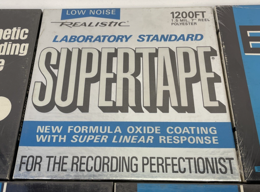5 x Electronic Accessories Magnet Recording Tape 1 1/2 MIL 7" x 1200' Polyester