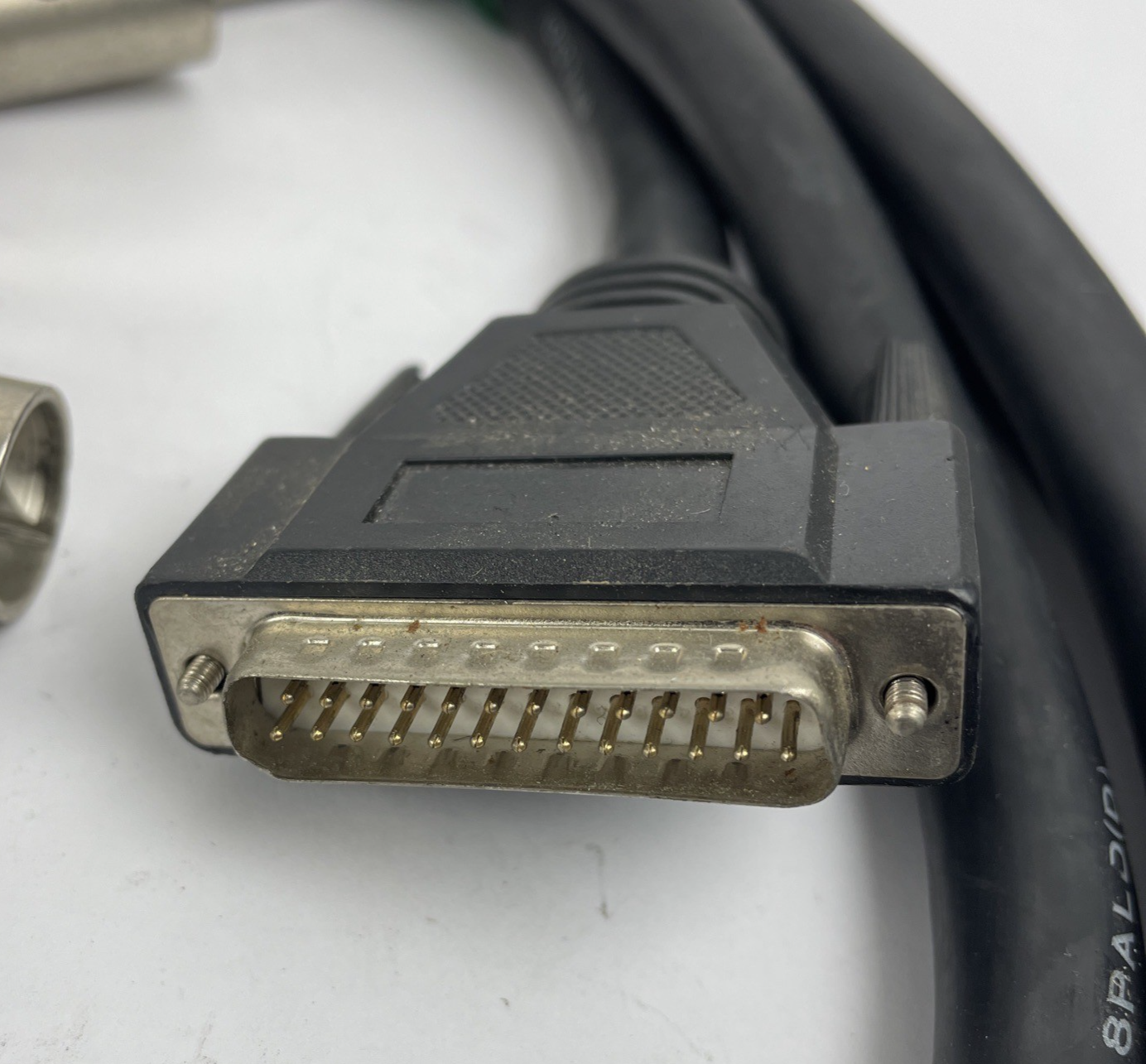 Male 25 Pin AES EBU to 8 x XLR Male 3 Pin Connection Breakout Snake Cable 10'