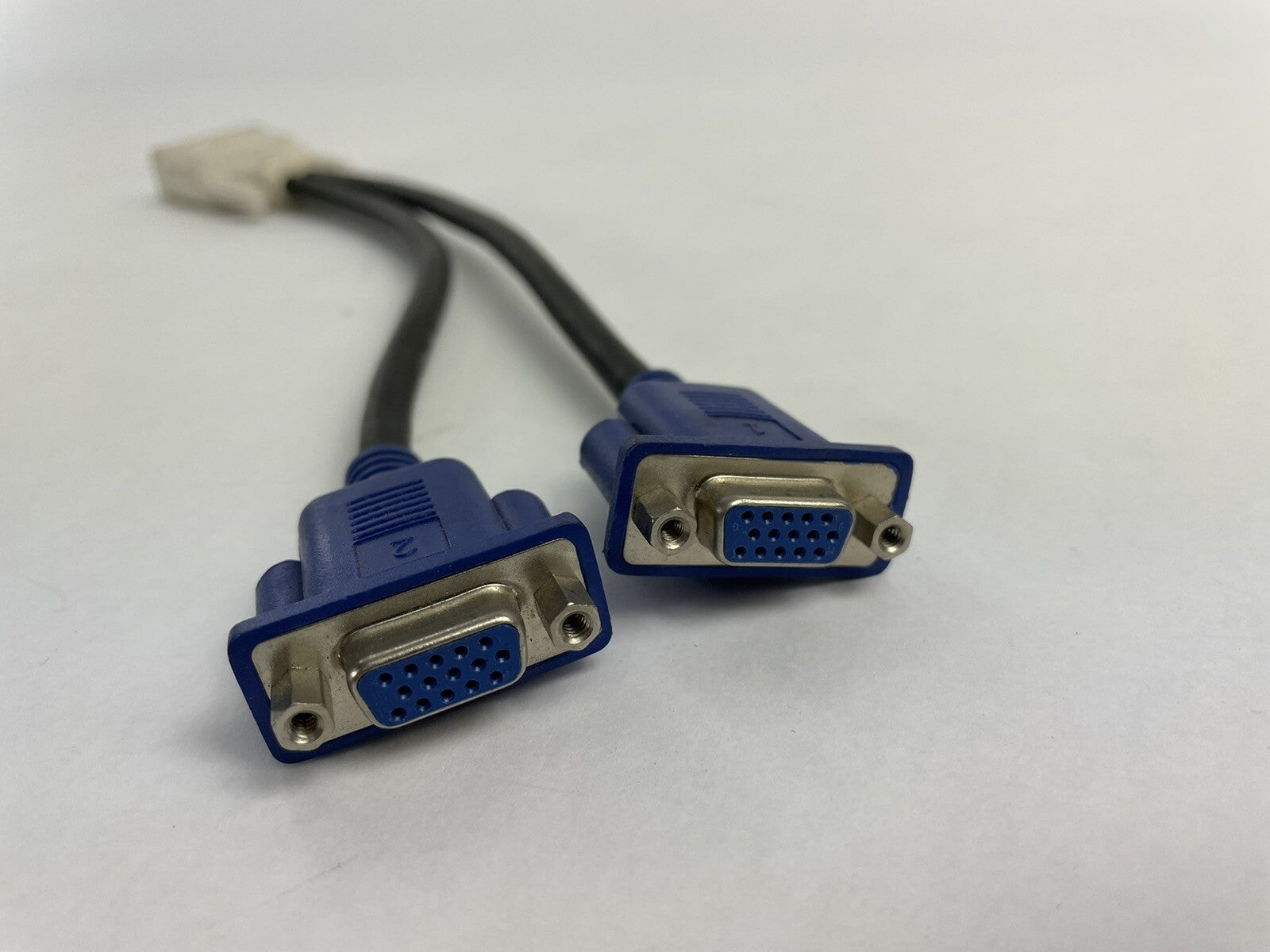 2 Way DVI to VGA Splitter Cable Adapter Cable Cord Monitor PC Computer