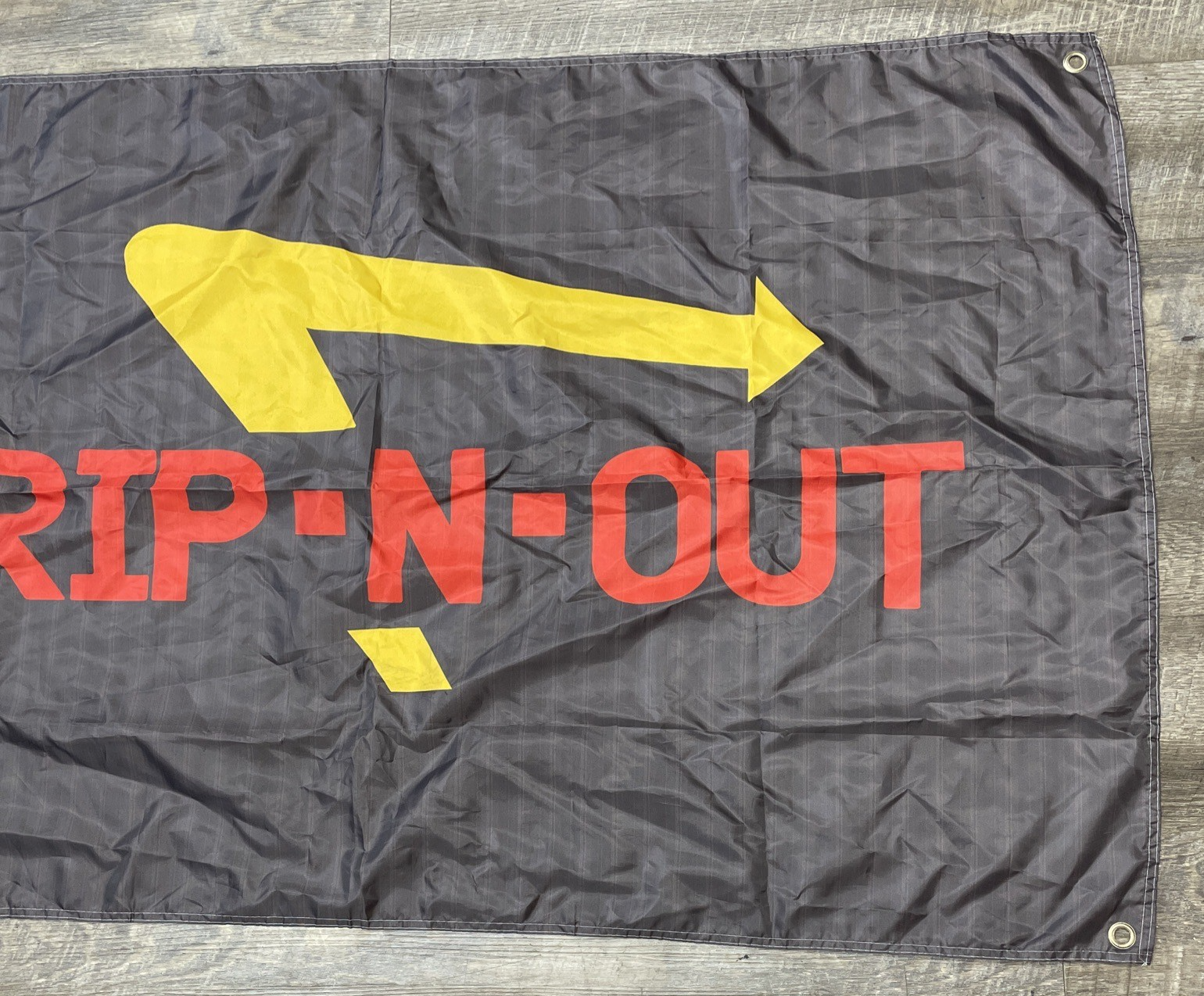 IN N OUT BURGER - Trippin' OUT 56" x 35" FLAG BANNER ADVERT Advertisement -RARE