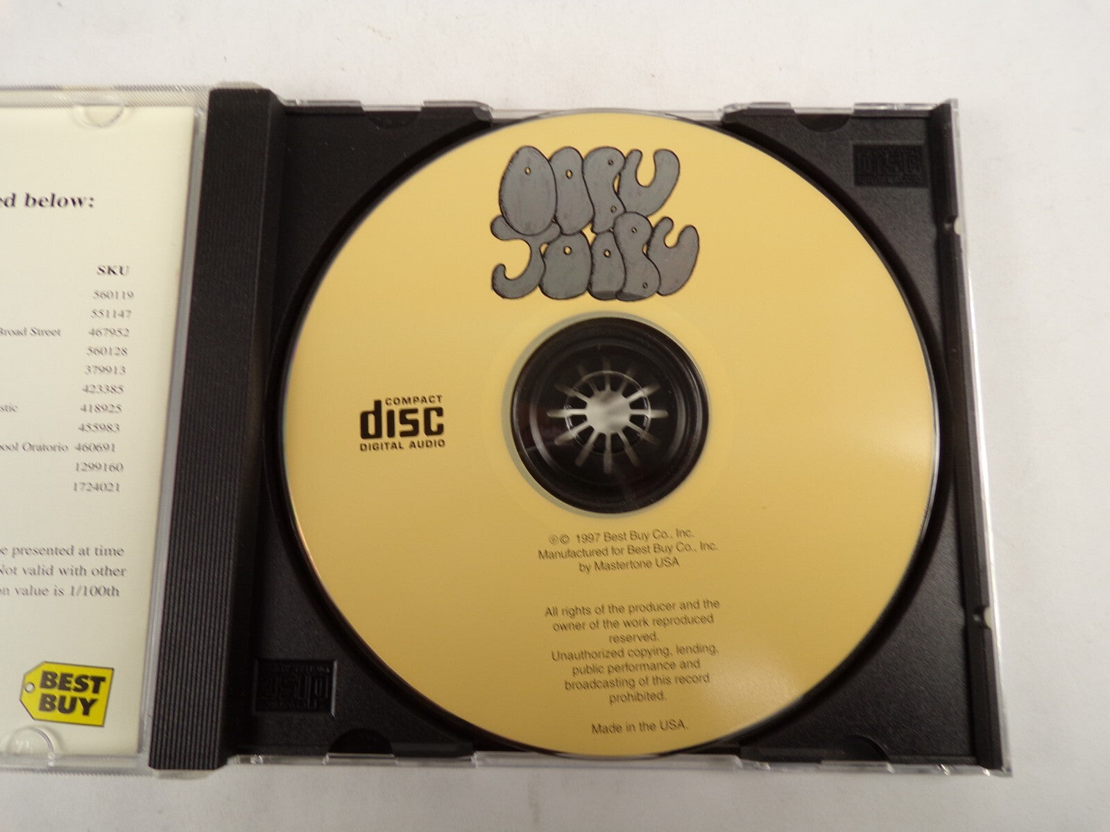 Paul McCartney Oobu Joobu Ecology Wild Life Mother Nature's Son CD#53
