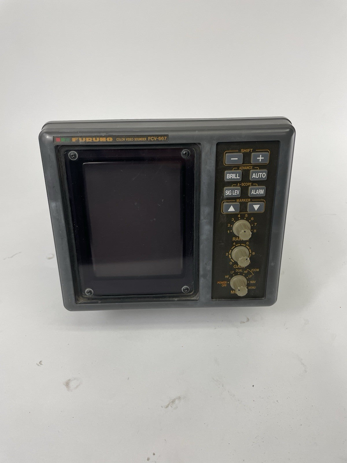 FURUNO FCV-667 Color Video Sounder  Fishfinder Sonar Untested