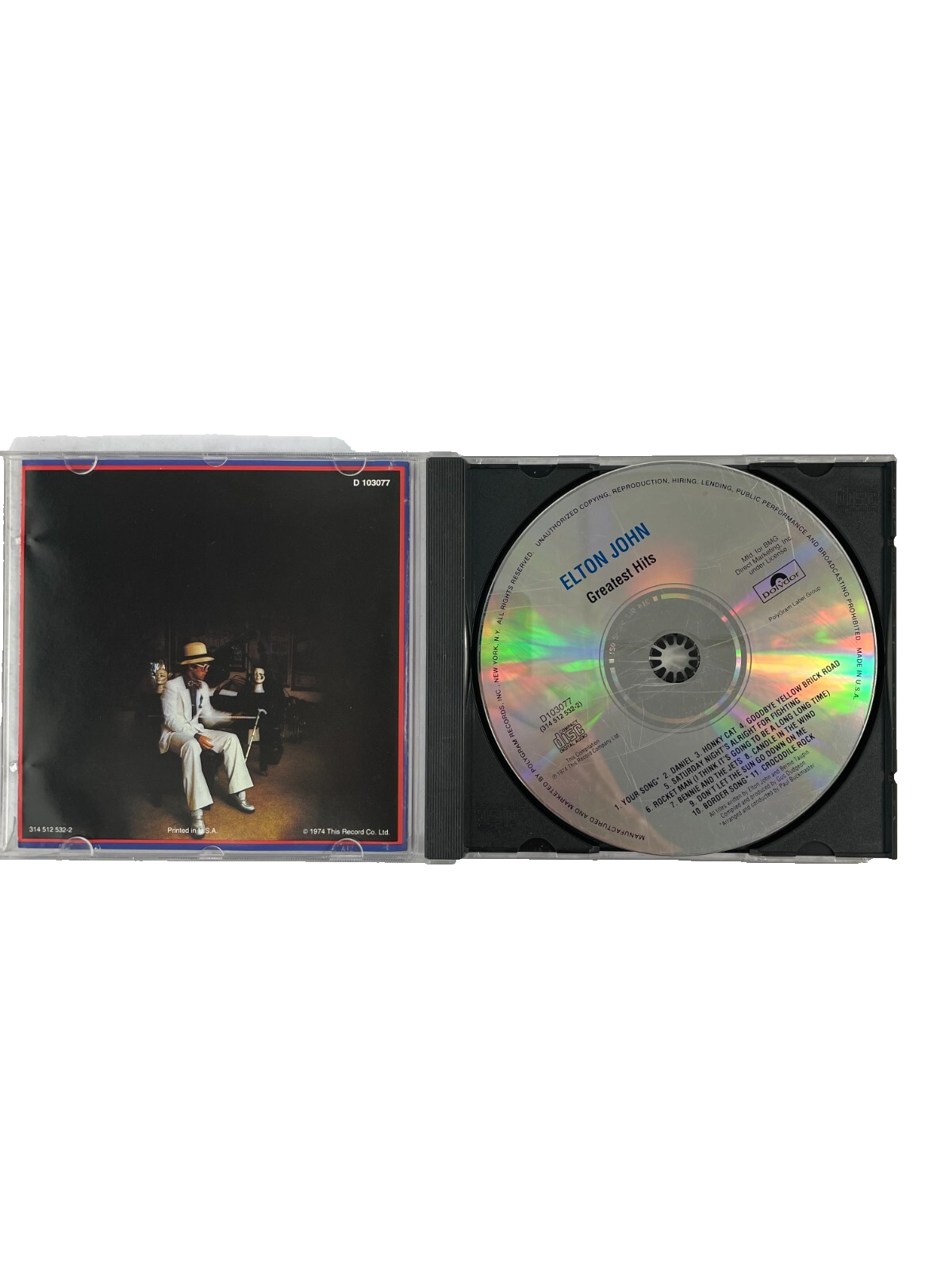 Elton John – Elton John's Greatest Hits Goodbye Yellow Brick Road CD#37