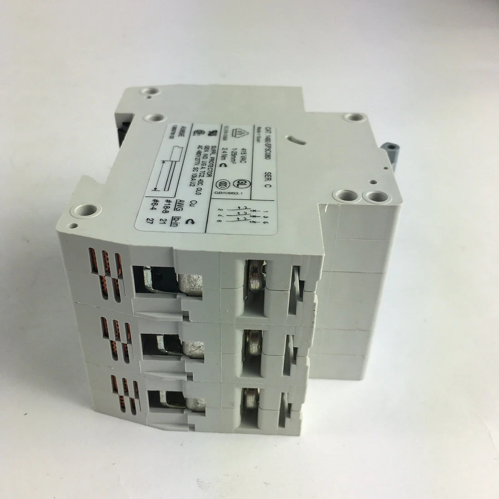 ALLEN BRADLEY 1492-SP3C080 SER. C CURUIT BREAKER