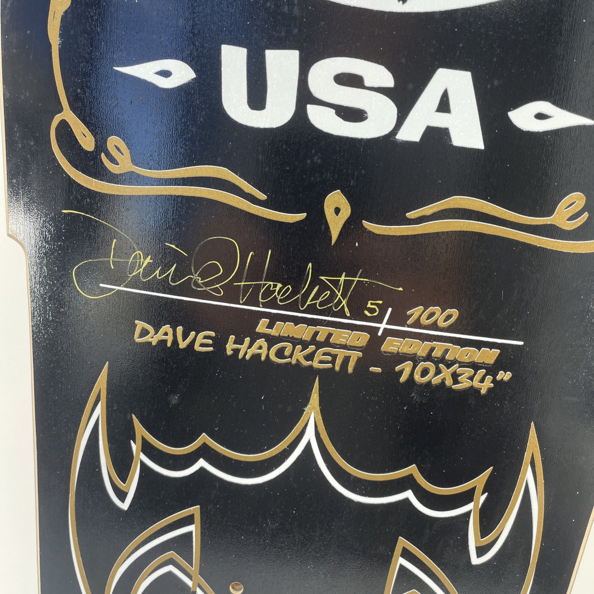 Black Leather Racing Limited Edition Dave Hackett #5/100 Signed By Dave Hackett