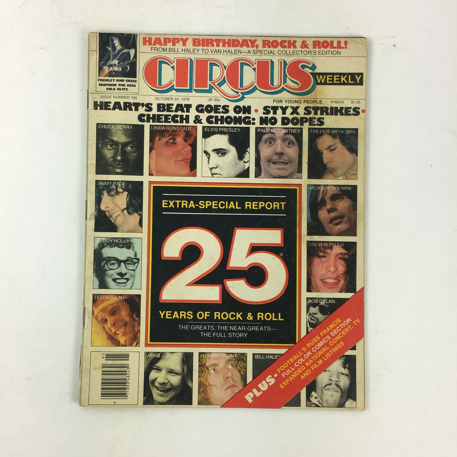 October 1978 Circus Magazine Extra Special Report 25 Years of Rock & Roll