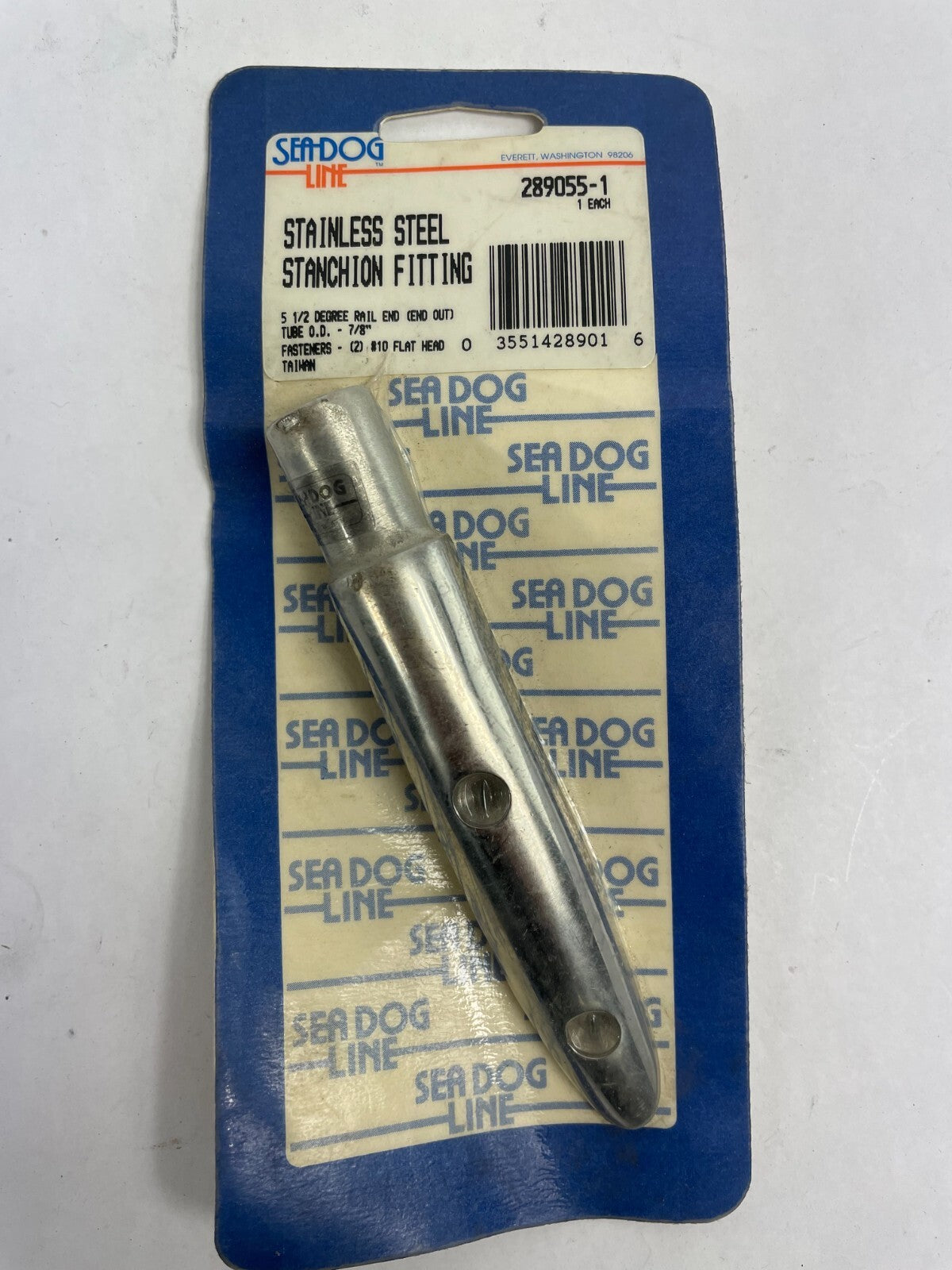 Sea Dog Line Stainless Steel Stanchion Fitting Degree Rail End