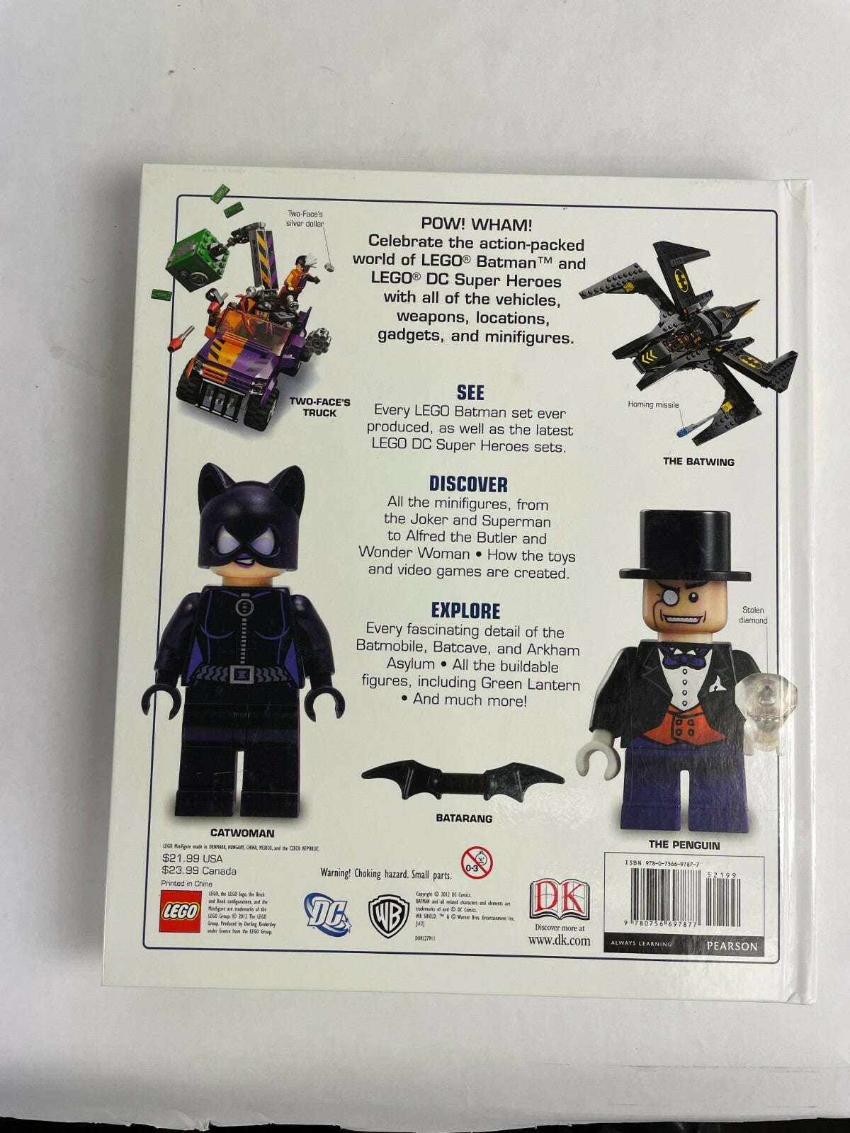 Lego Super Heros Batman Visual Dictionary The Joker The Batmobile Banes Drill M1