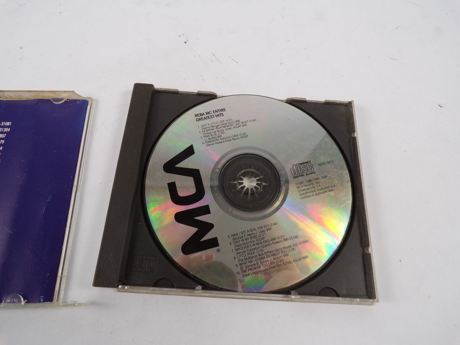 Reba Mc Entire's Greatest Hits Just A Little Love How Blue Only In My Mind CD#16
