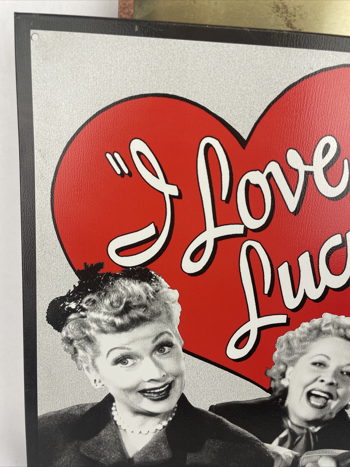 Lot of 3 I Love Lucy Lucy’s Chocolate Factory Tin Signs  12.5 X 16” 179 Episodes