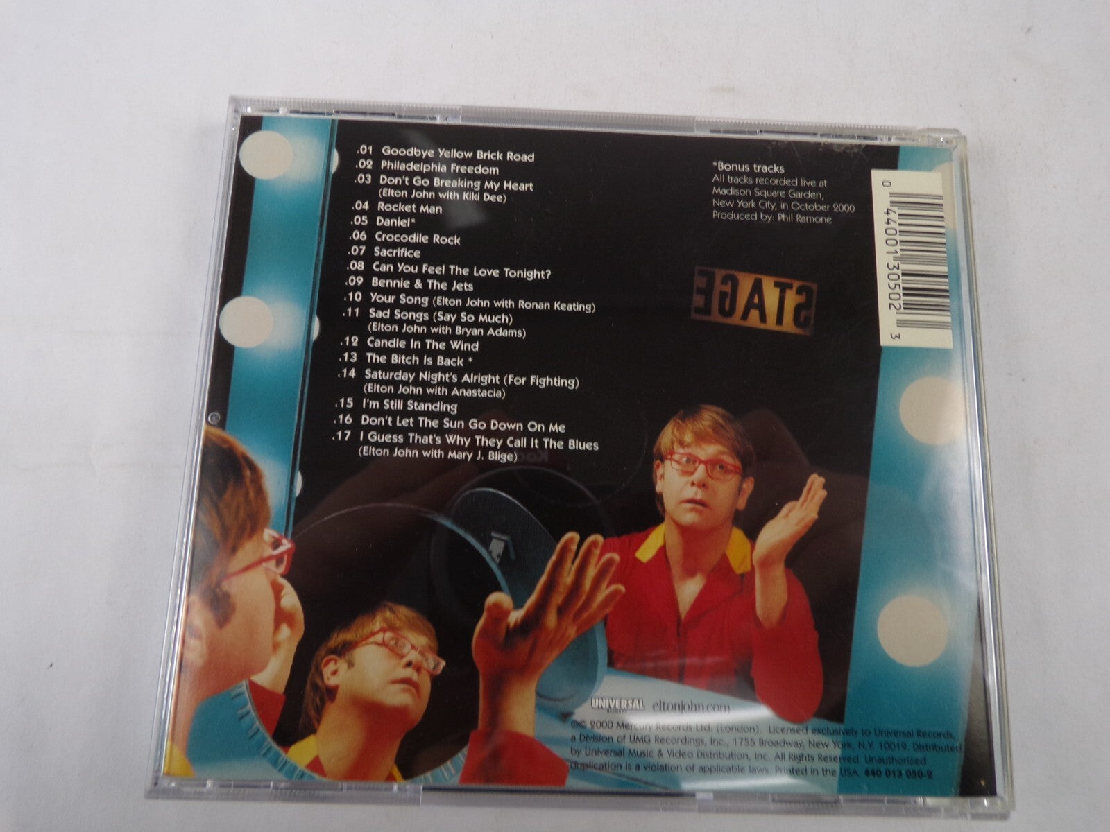 Elton John One Night Olny The Greatest Hits Goodbye Yellow Brick Road CD#57