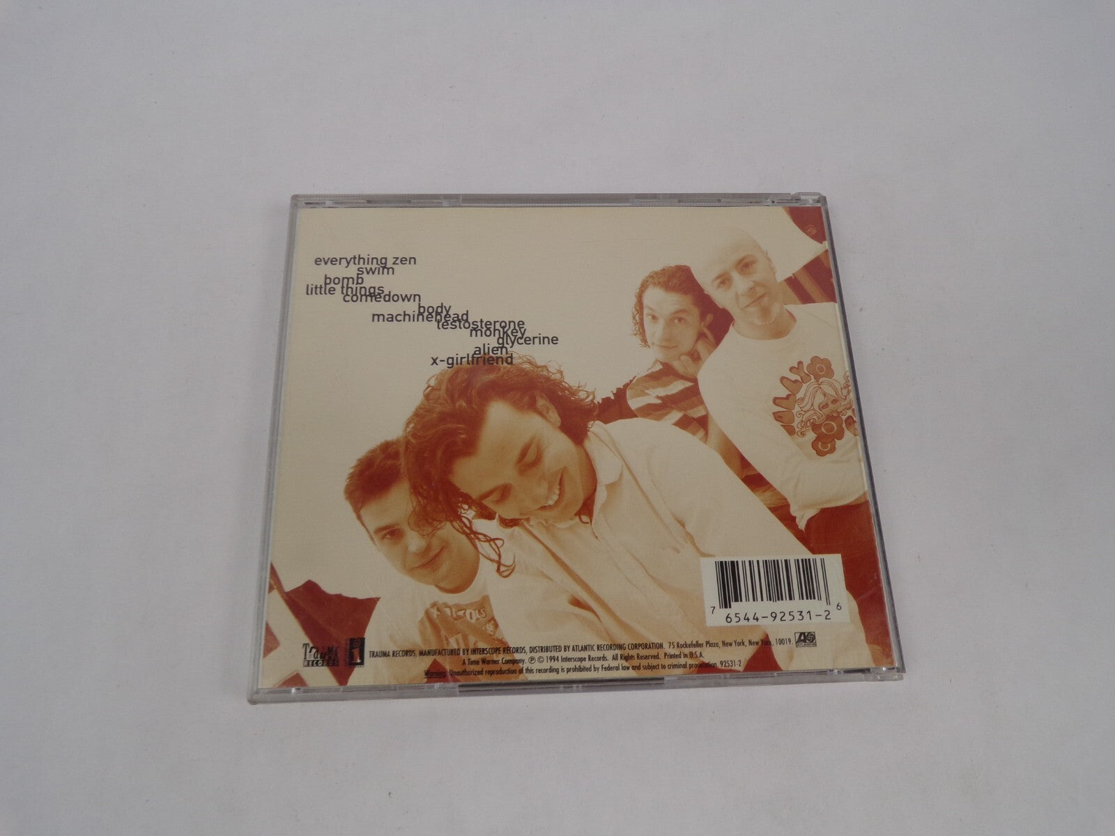 Bush Sixteen Stone Everything Zen Swim Bomb Little Things Comedown Body CD#63