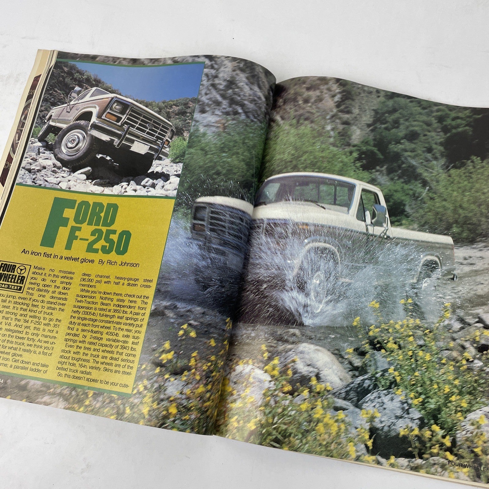 *Vintage 1984 Monster Jam Truck Bigfoot 4x4 Off Road Four Wheeler Magazine*