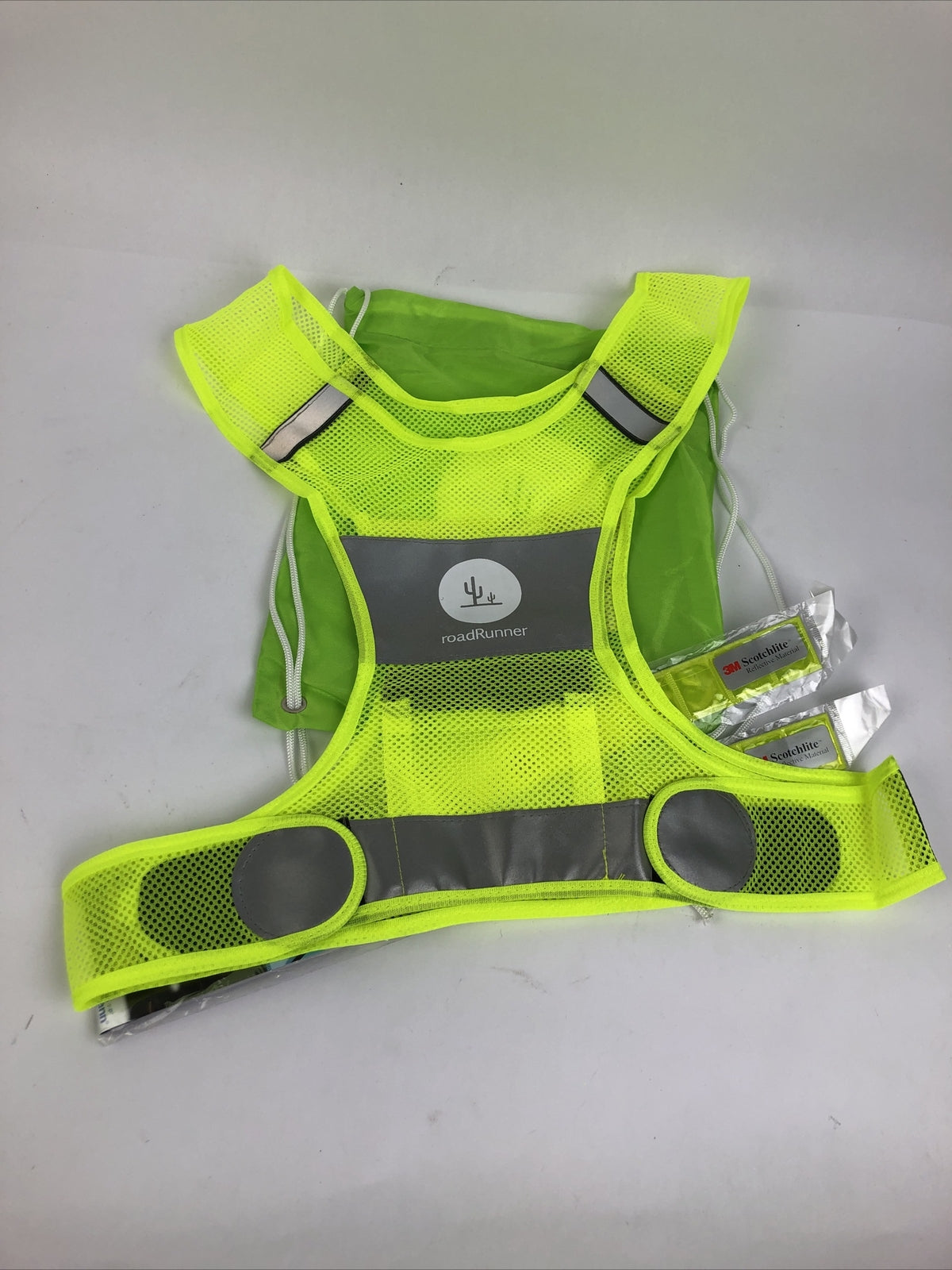 Roadrunner 360 degree reflective running vest for men and women high visibility