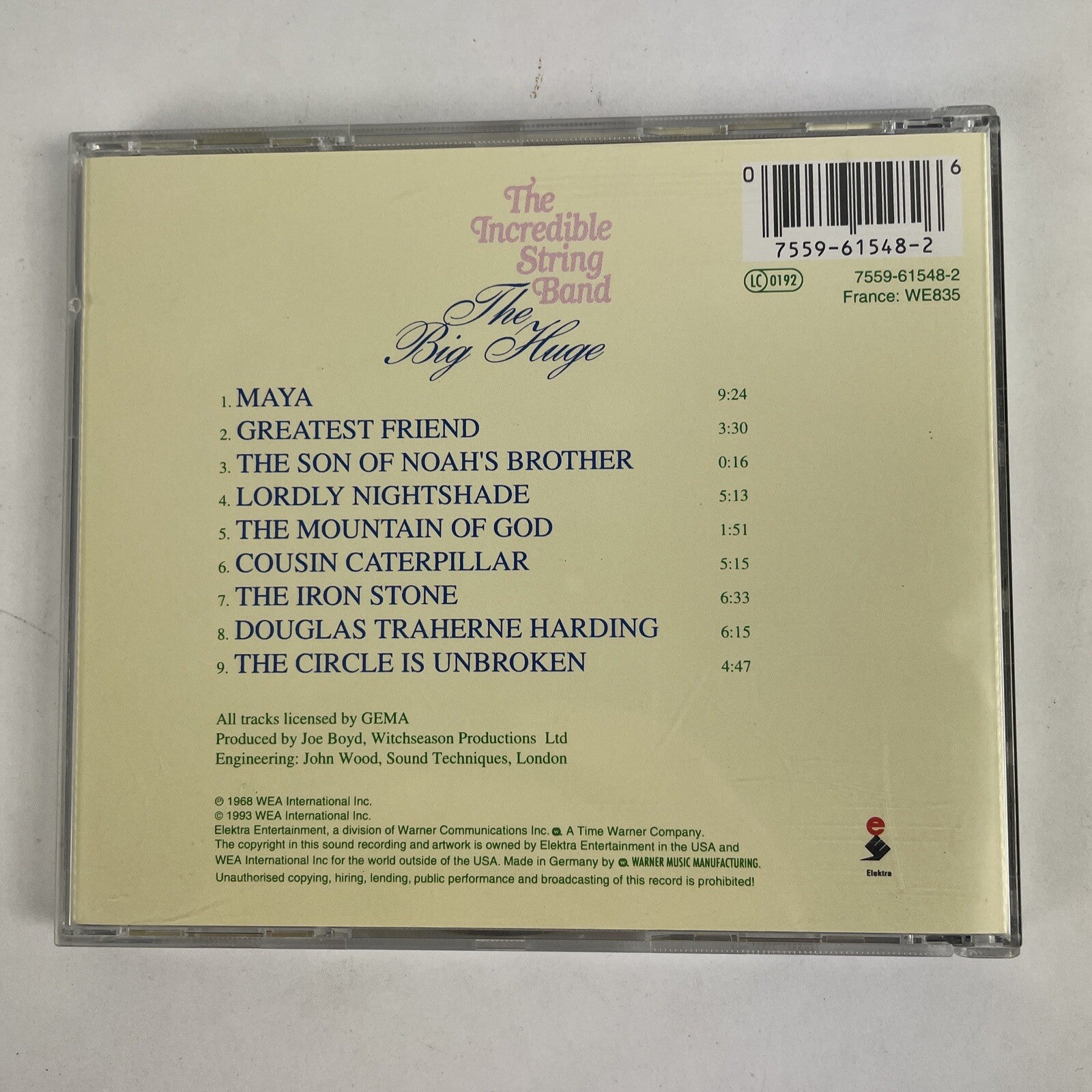 The Incredible String Band - The Big Huge CD UK Import   #20