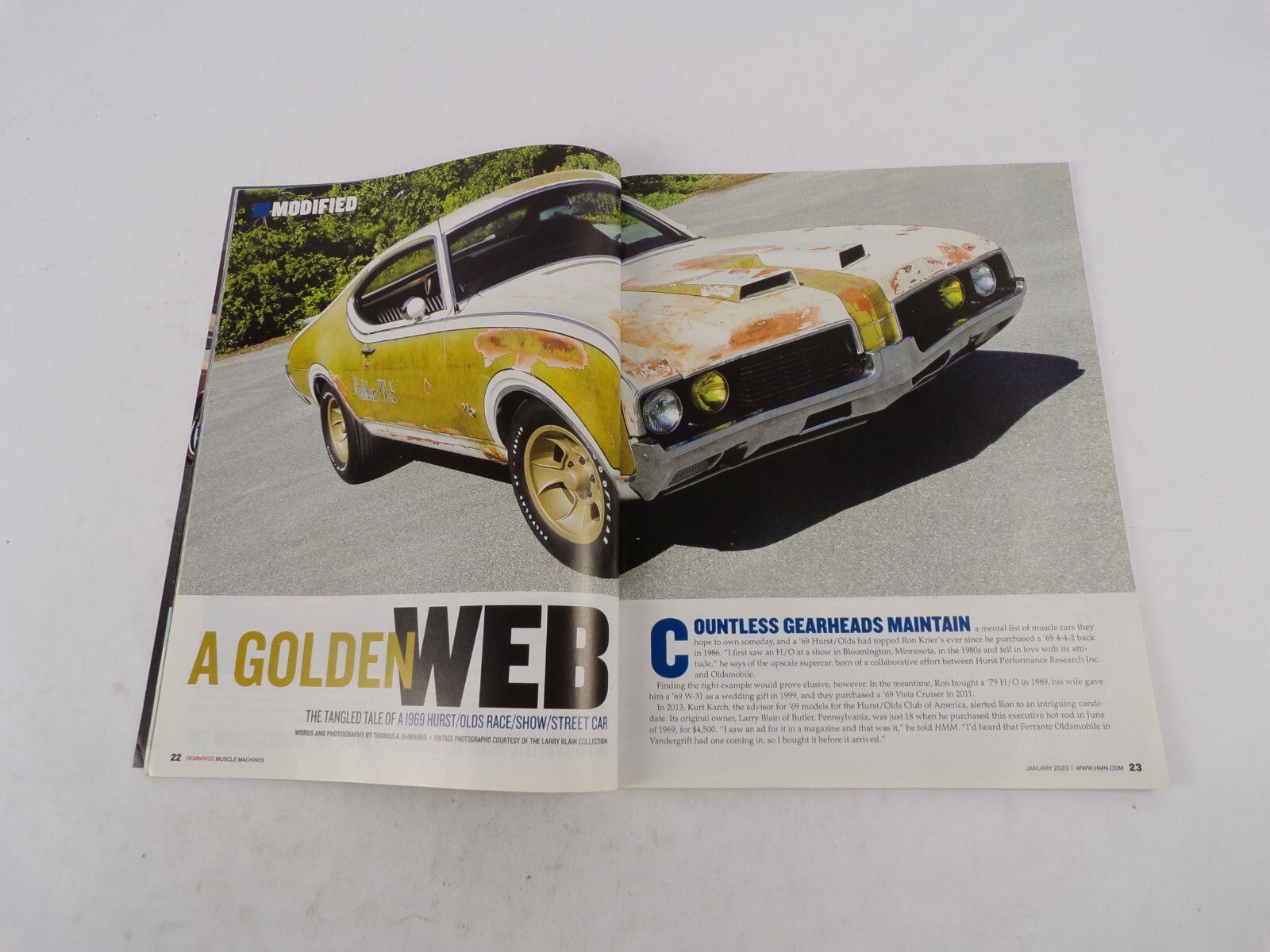 January 2020 Hemmings Muscle Machines Magazine Hellraiser Hurts/Olds Rescue & Re