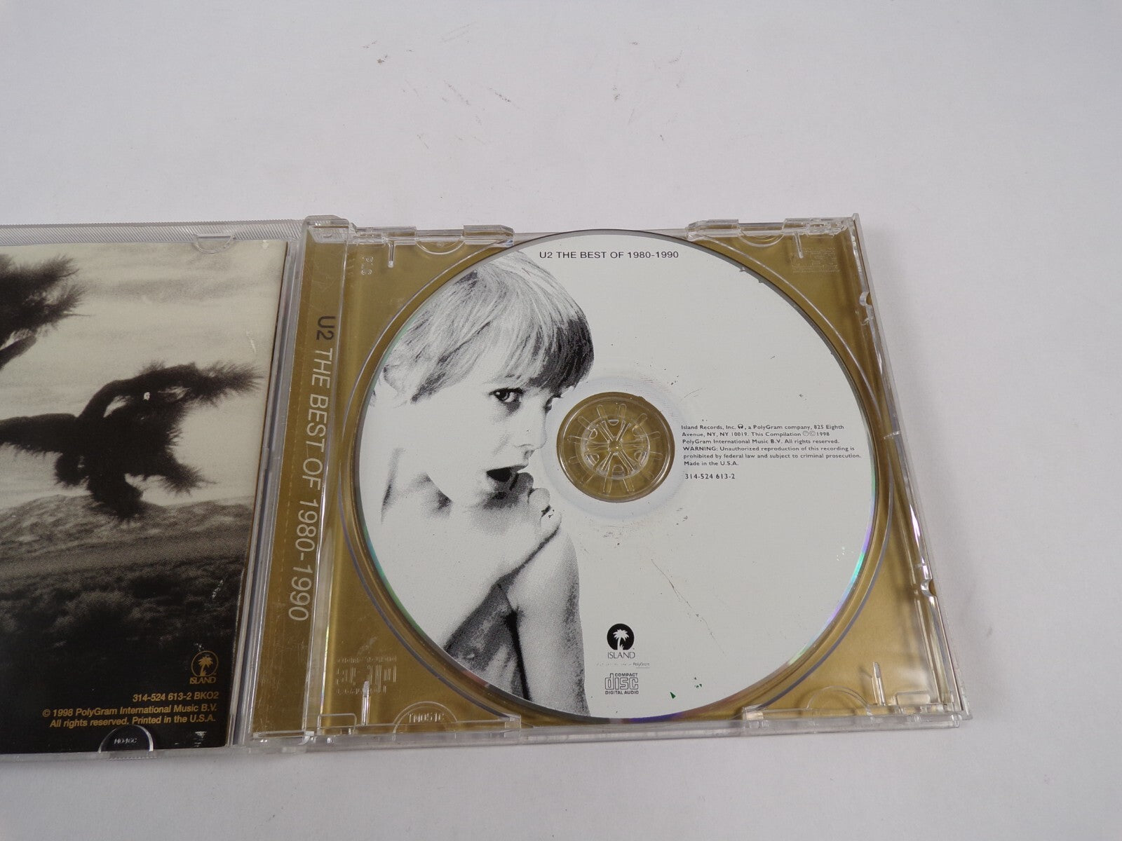 U2 The Best Of 1980 - 1990 Pride New Year's Day I Will Follow Desire CD#47