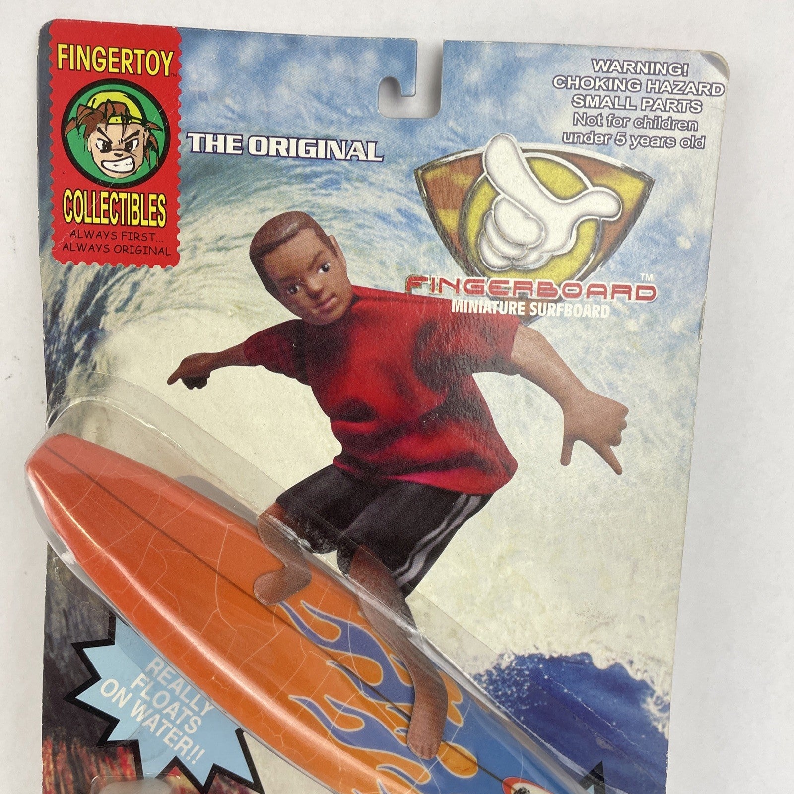 Fingertoy Collectible Fingerboard Mini Surfboard Hollingsworth Surfboards w Disp