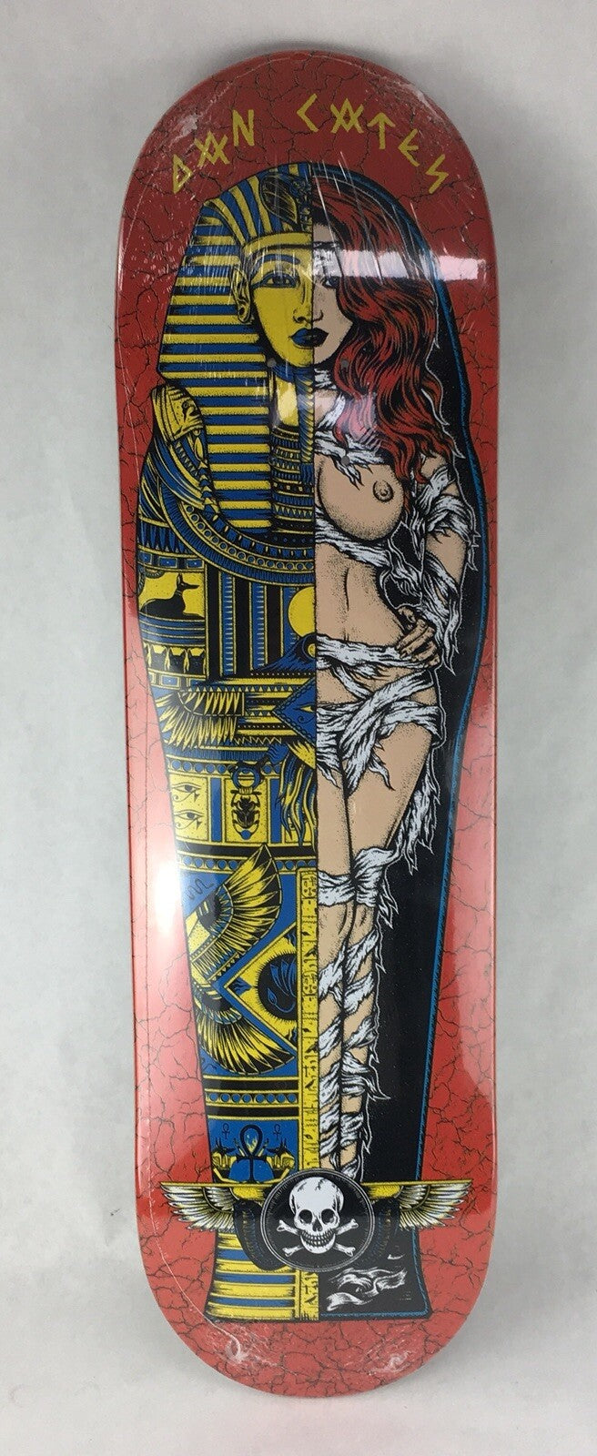 Dan Cates Mummy Pro deck - Death Skateboards 8.5 " with grip & free shipping