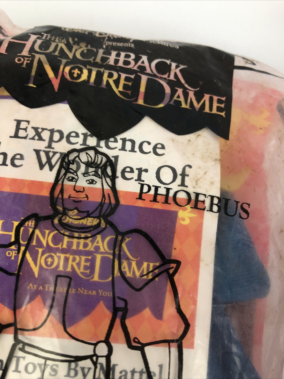The Hunchback of Notre Dame Phoebus HUGO Esmerelda Burger King 1996 Kids Toy NEW